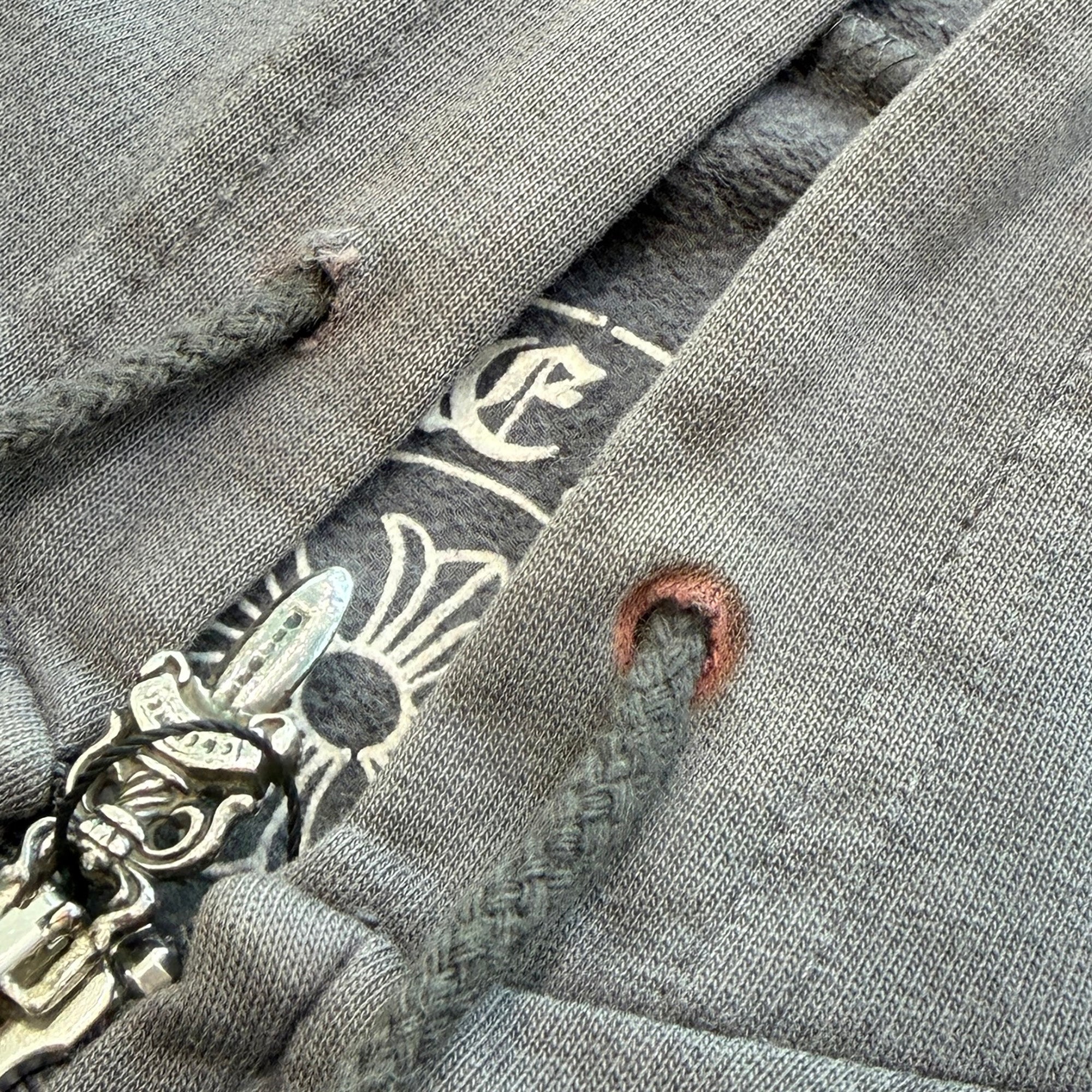 CHROME HEARTS Back Celtic Cross Horseshoe Zip Up Hoodie Size S クロムハーツ バック ケルティッククロス ホースシュージップアップフーディー サイズS