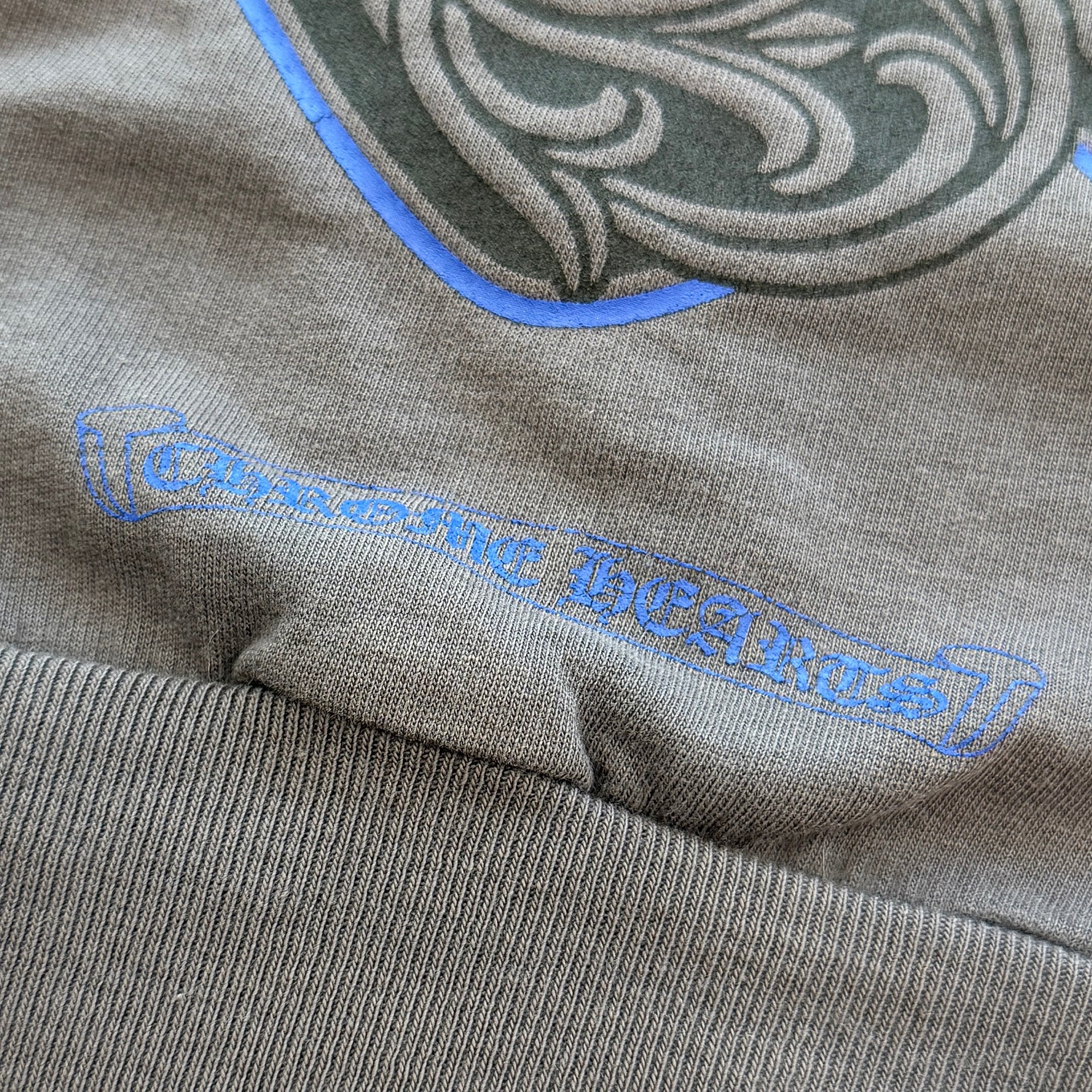 CHROME HEARTS Back Celtic Cross Horseshoe Zip Up Hoodie Size S クロムハーツ バック ケルティッククロス ホースシュージップアップフーディー サイズS