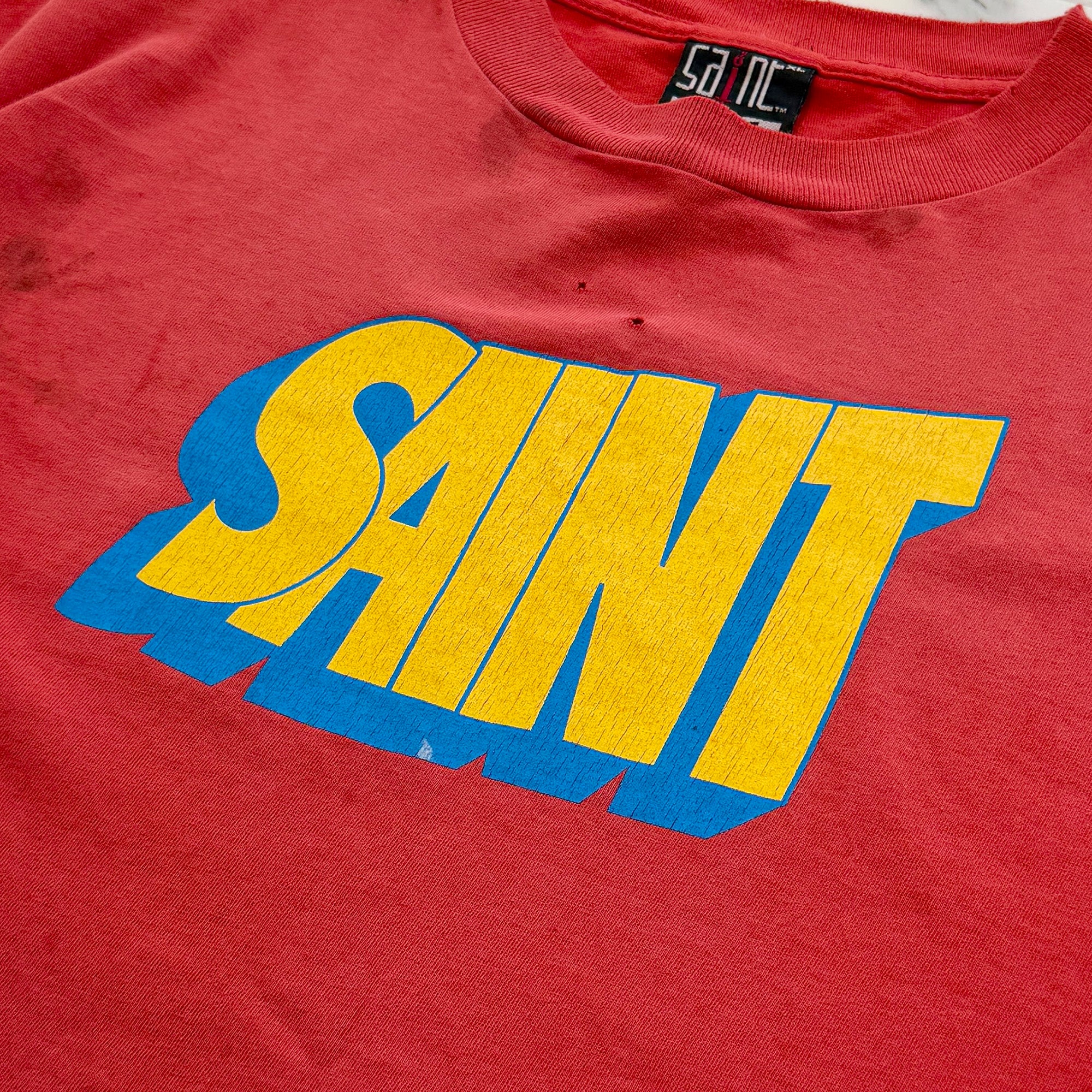 SAINT Mxxxxxx 2025AW "SAINT" S/S Tee SM-HR1-0000-025 Size XL セントマイケル "セイント" Tシャツ サイズXL