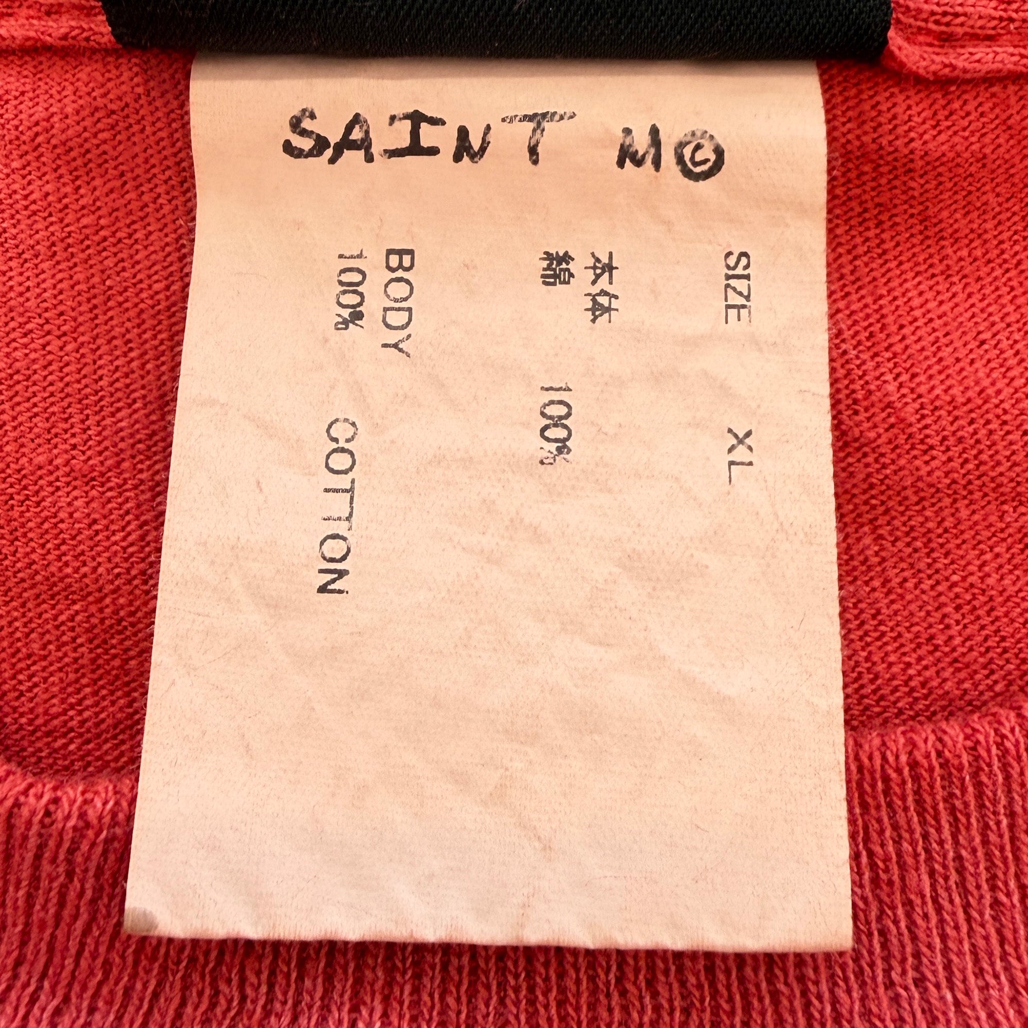 SAINT Mxxxxxx 2025AW "SAINT" S/S Tee SM-HR1-0000-025 Size XL セントマイケル "セイント" Tシャツ サイズXL