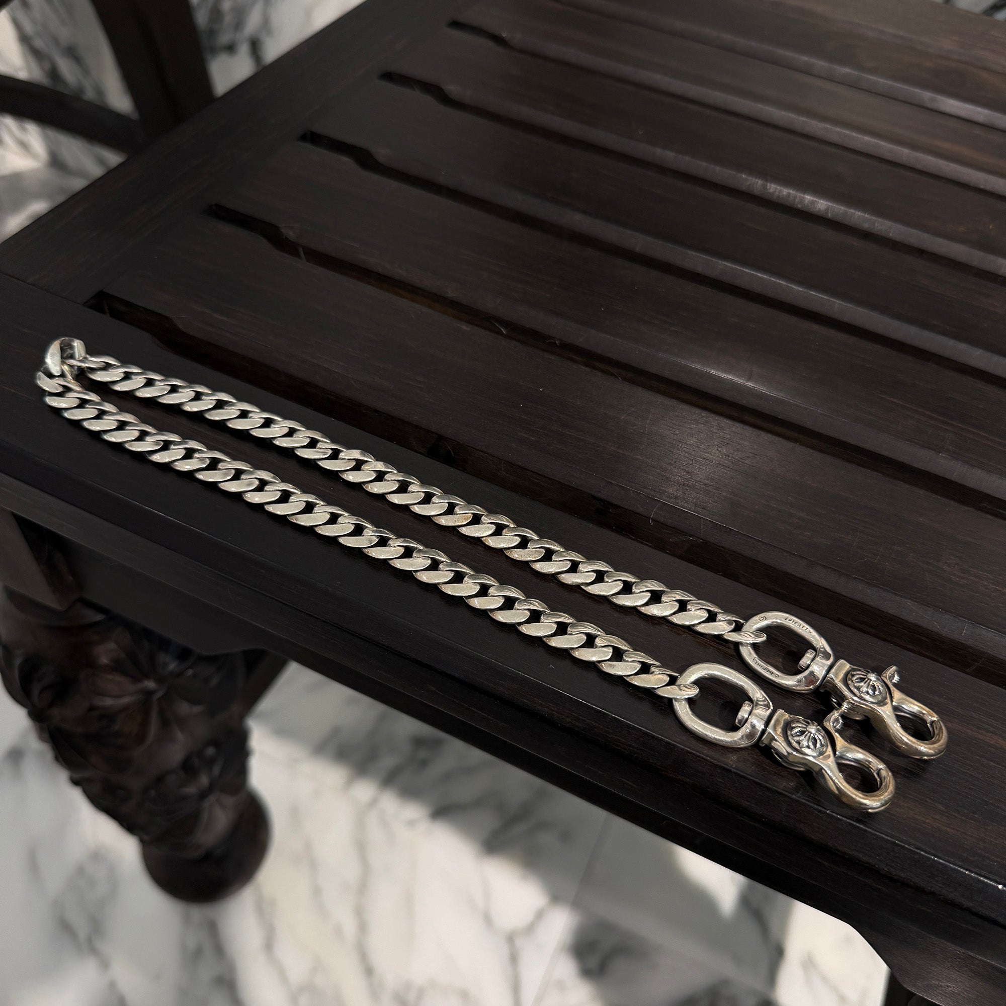 CHROME HEARTS 2CLIP Mini Classic Chain Leather Hand Bag クロムハーツ 2クリップ ミニクラッシックチェーン レザーハンドバッグ