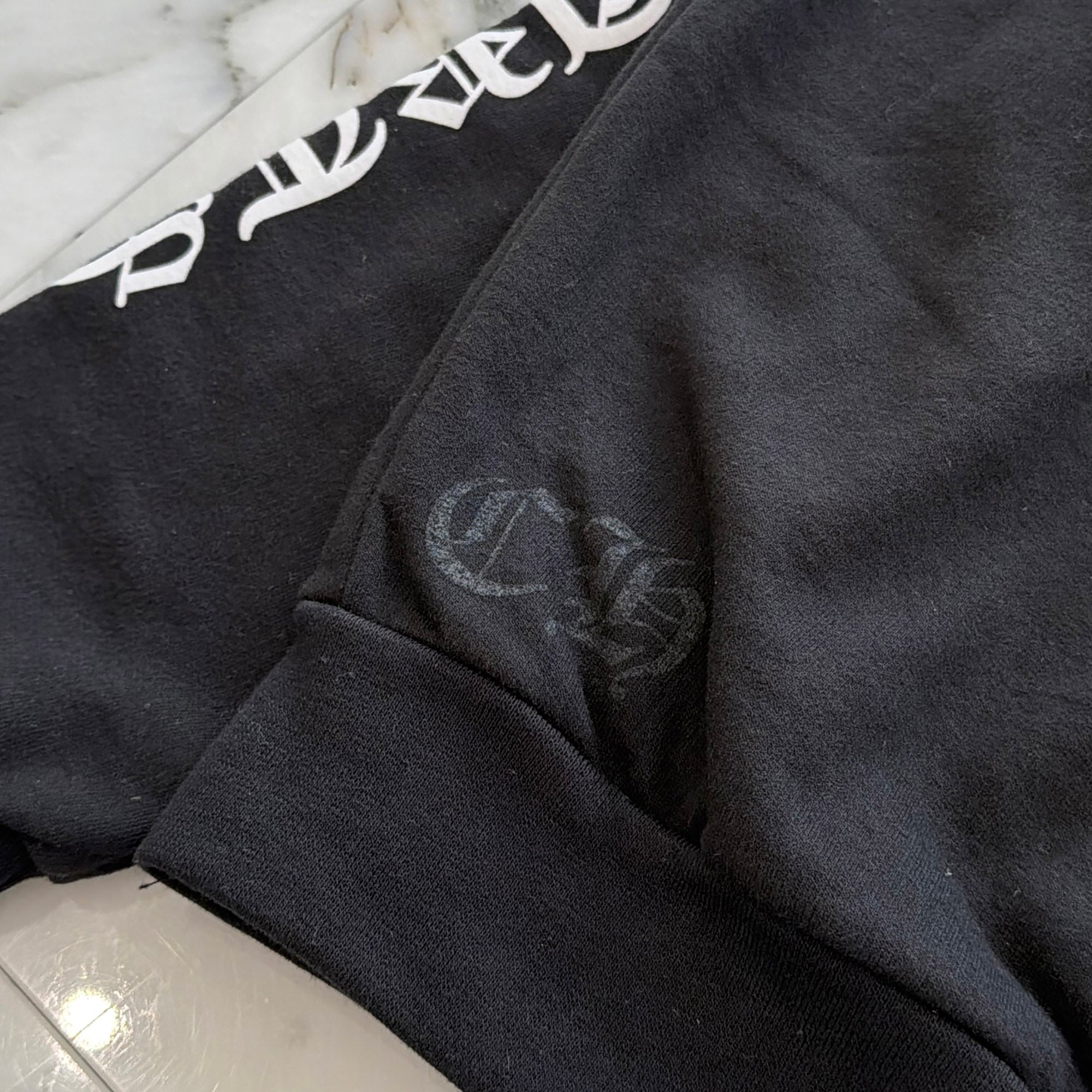 CHROME HEARTS Back Scroll Label Crew Neck Sweatshirt Size L クロムハーツ バックスクロールラベルロゴ クルーネックスウェットシャツ サイズL