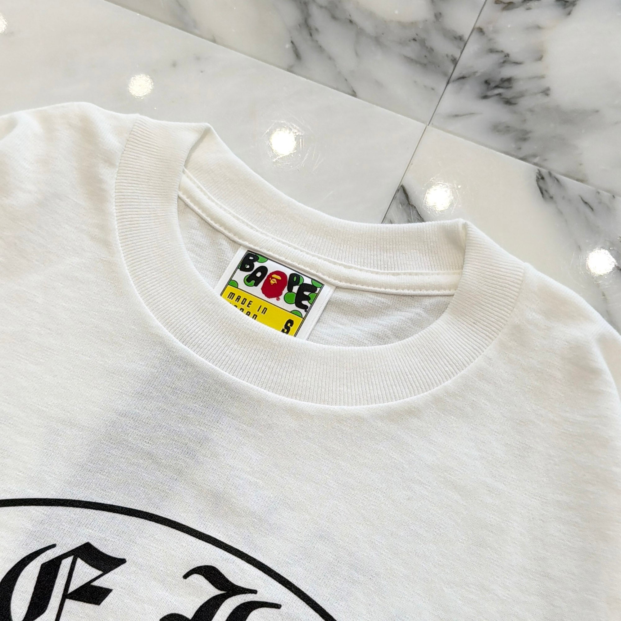 CHROME HEARTS × A BATHING APE Baby Milo Horseshoe Tee Size S クロムハーツ × アベイシングエイプ ベイビーマイロ ホースシュー Tシャツ サイズS