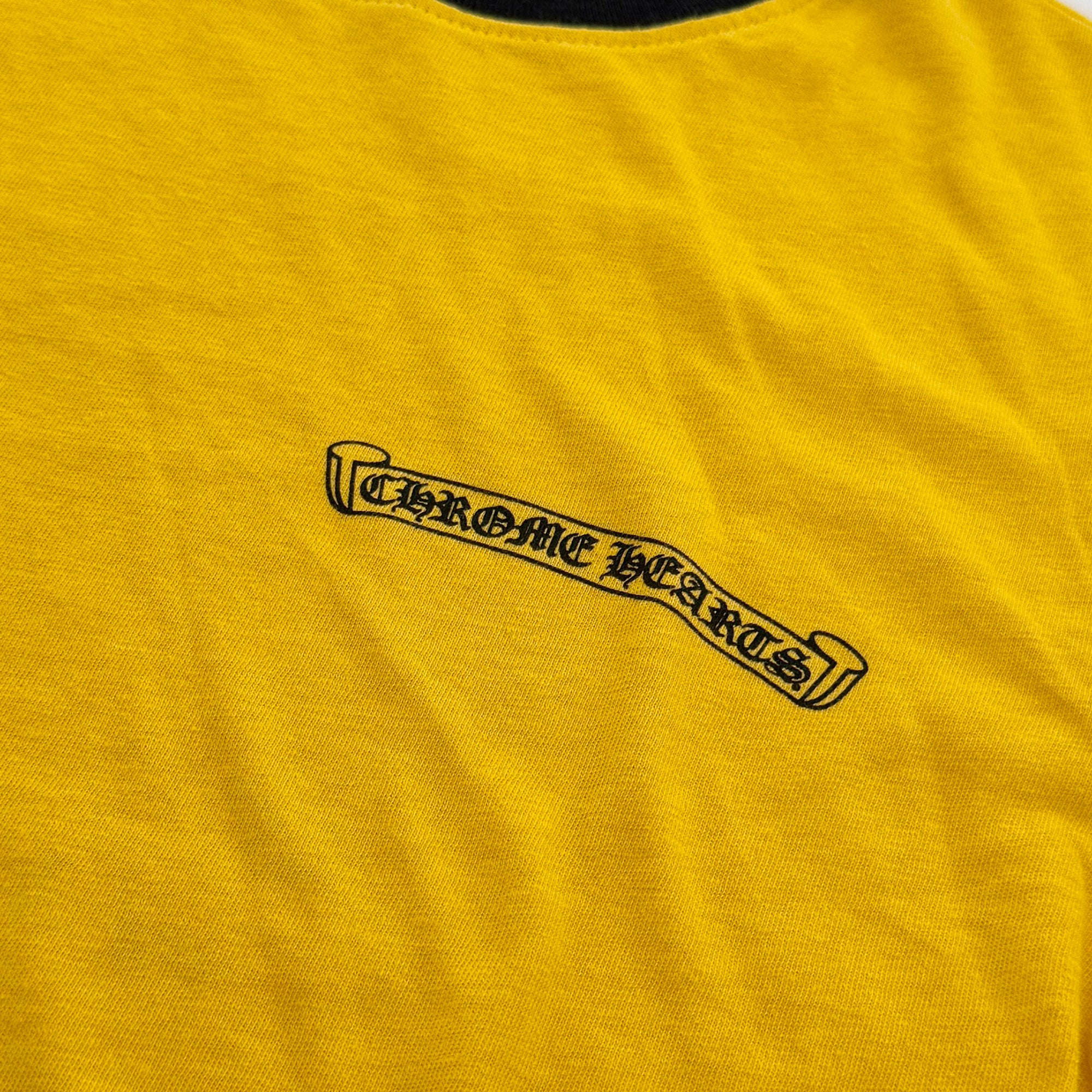 CHROME HEARTS Back Horseshoe Print Ringer Tee Size M クロムハーツ バックホースシュープリント リンガーTシャツ サイズM
