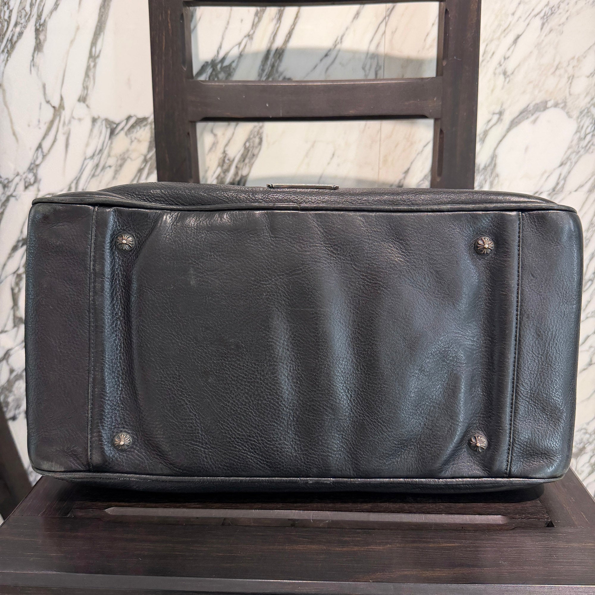 CHROME HEARTS Medium GYM Cemetery Cross Patch Hand Bag クロムハーツ ミディアム ジム セメタリークロスパッチ ハンドバッグ