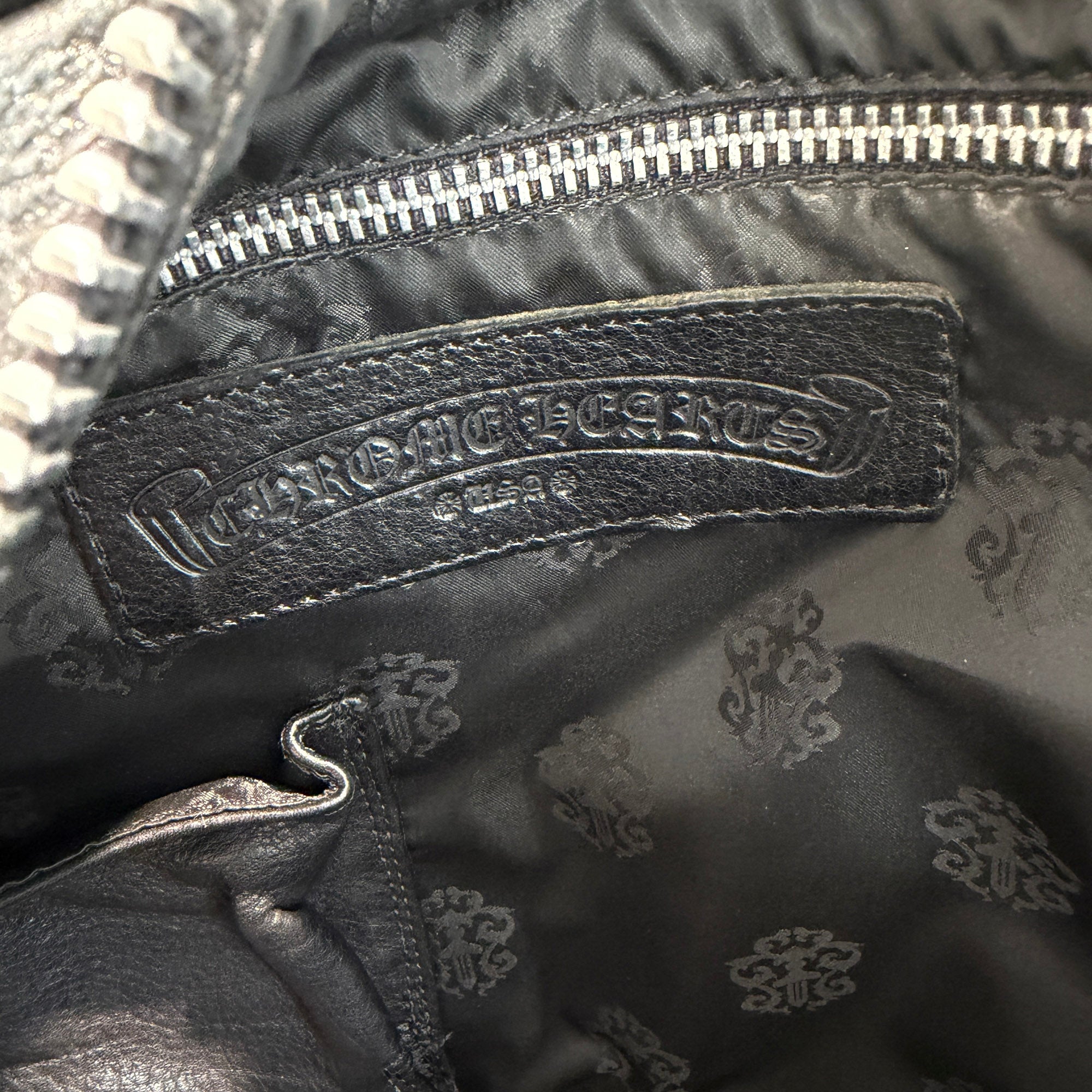 CHROME HEARTS Medium GYM Cemetery Cross Patch Hand Bag クロムハーツ ミディアム ジム セメタリークロスパッチ ハンドバッグ
