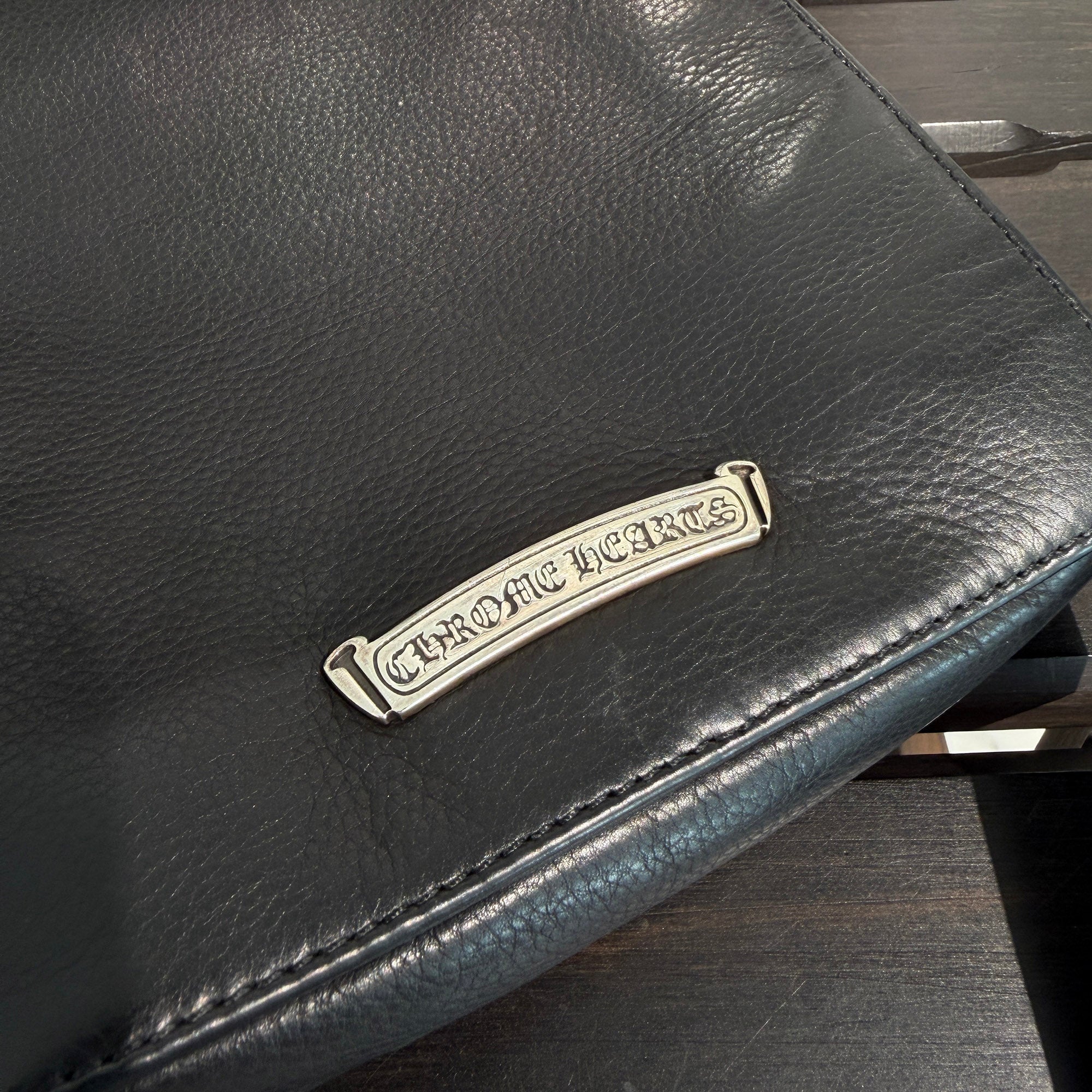 CHROME HEARTS MILO Large Dagger Leather Shoulder Bag クロムハーツ マイロ ラージダガー レザーショルダーバッグ