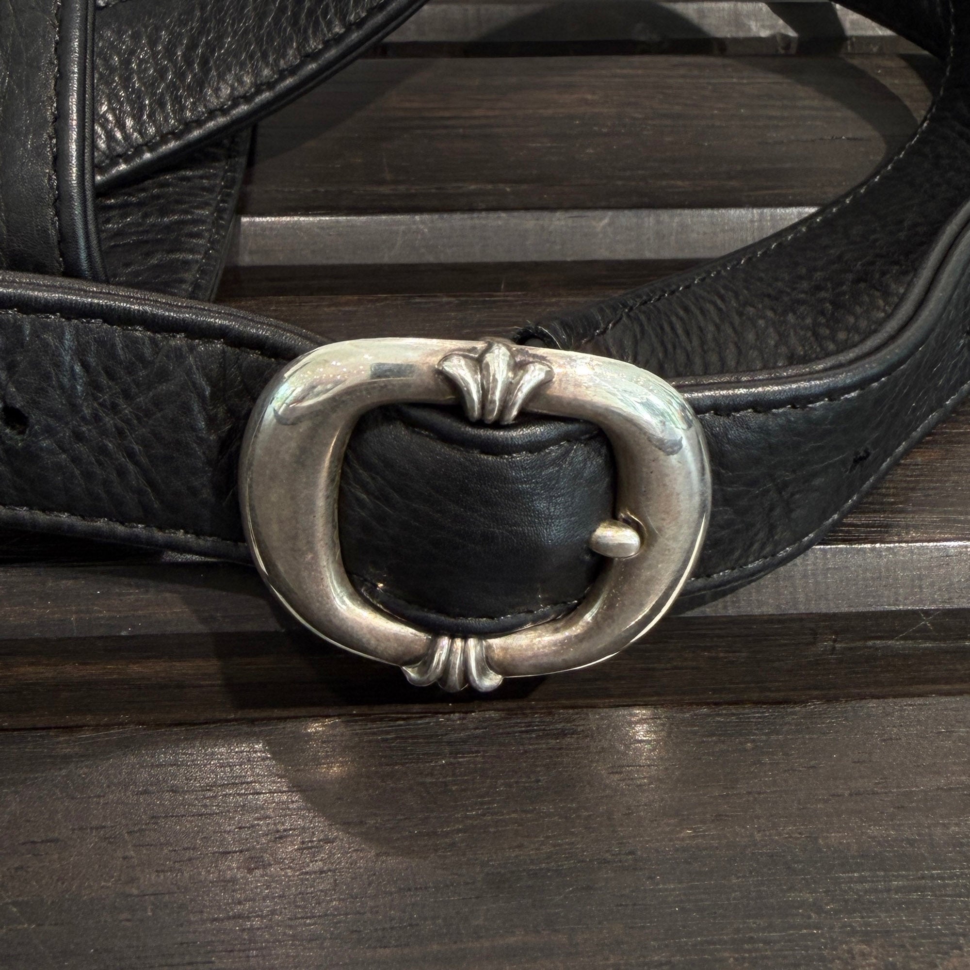 CHROME HEARTS MILO Large Dagger Leather Shoulder Bag クロムハーツ マイロ ラージダガー レザーショルダーバッグ