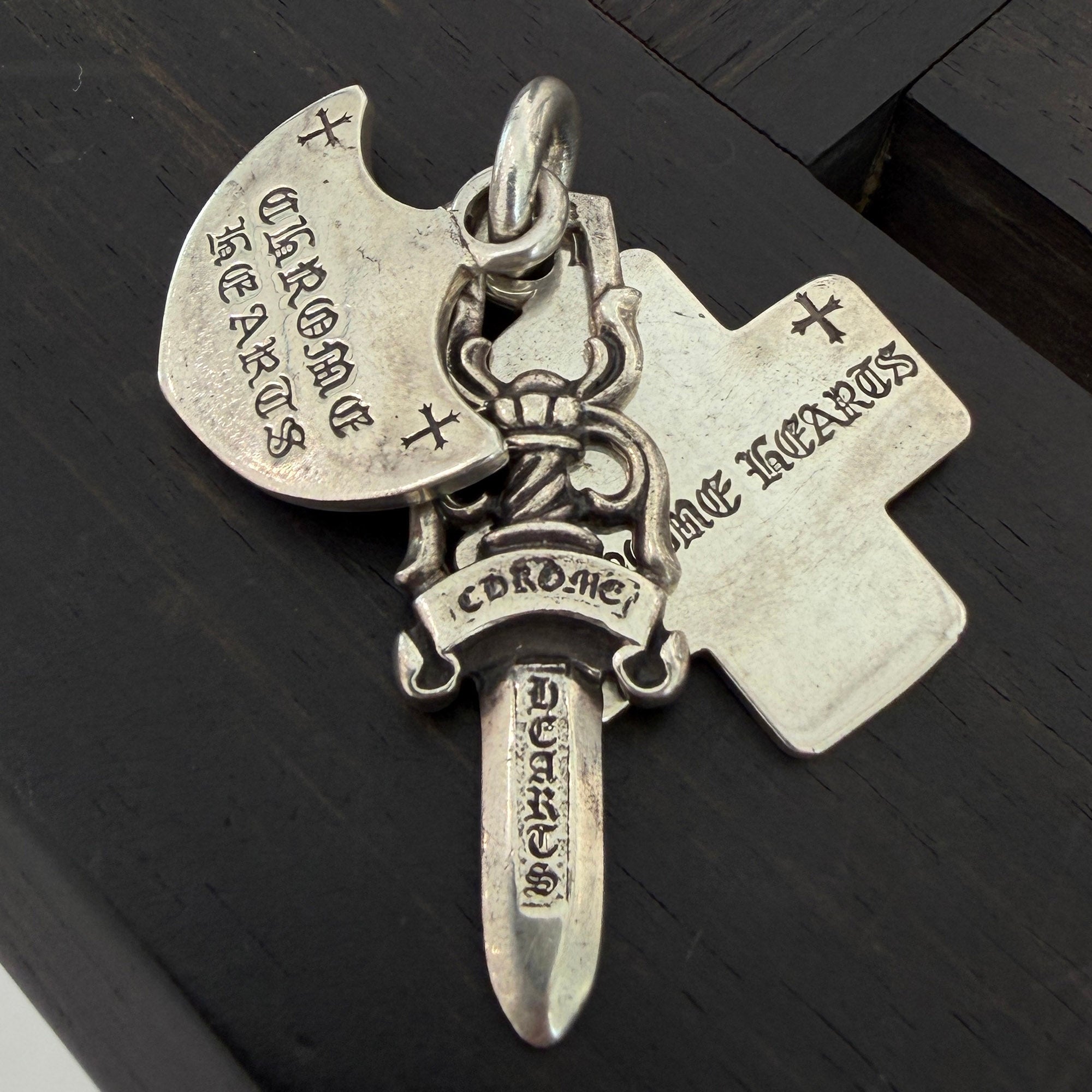 CHROME HEARTS 3 TRINKETS Charm Pendant Top クロムハーツ 3 トリンケッツ チャーム ペンダントトップ
