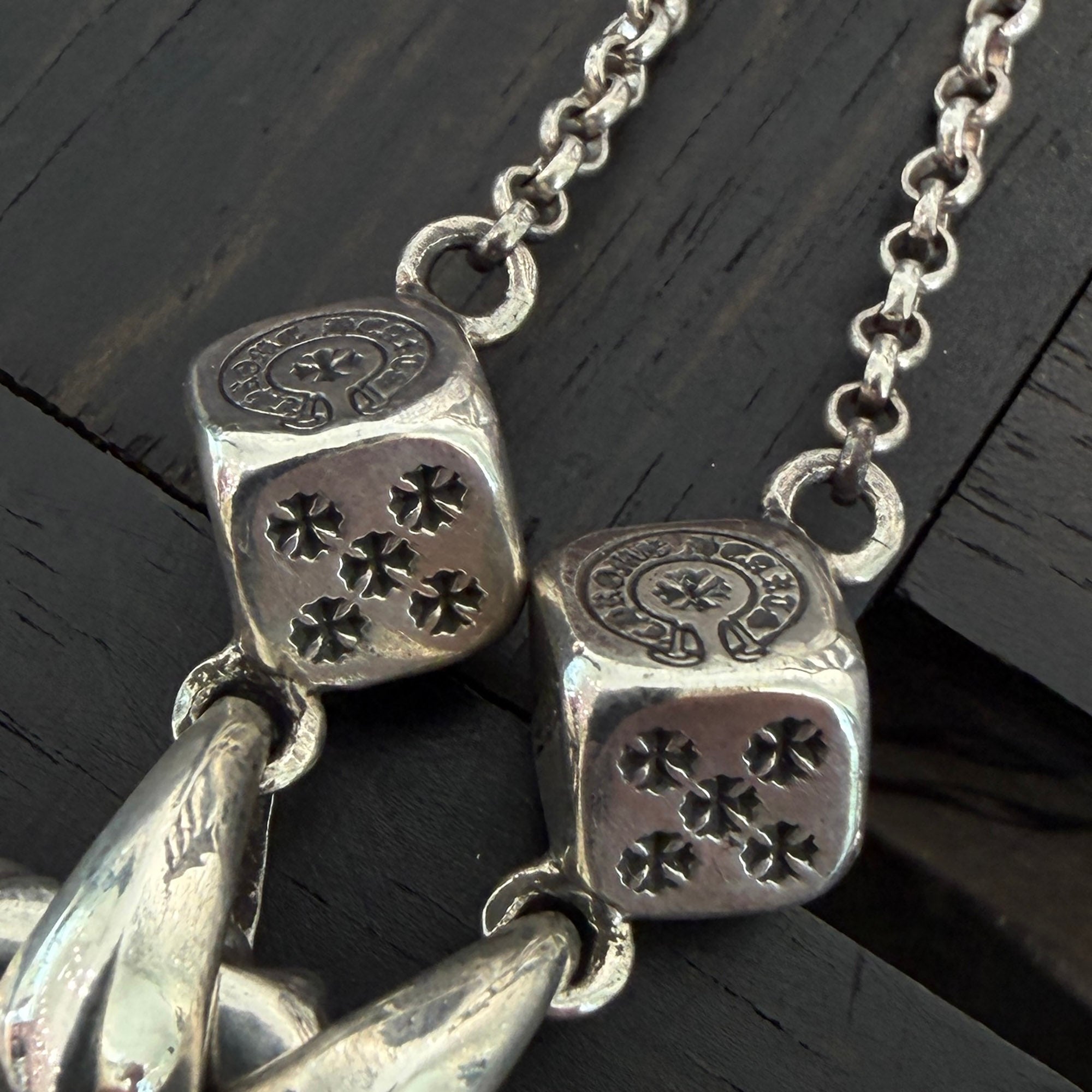 CHROME HEARTS Dice Chain Eyewear Loop クロムハーツ ダイスチェーン アイウェア ループ