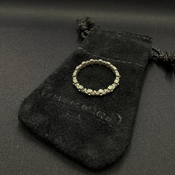 CHROME HEARTS Tiny E CH Plus Band Ring Size 21.5号 クロムハーツ タイニーE CHプラス バンドリング 21.5号