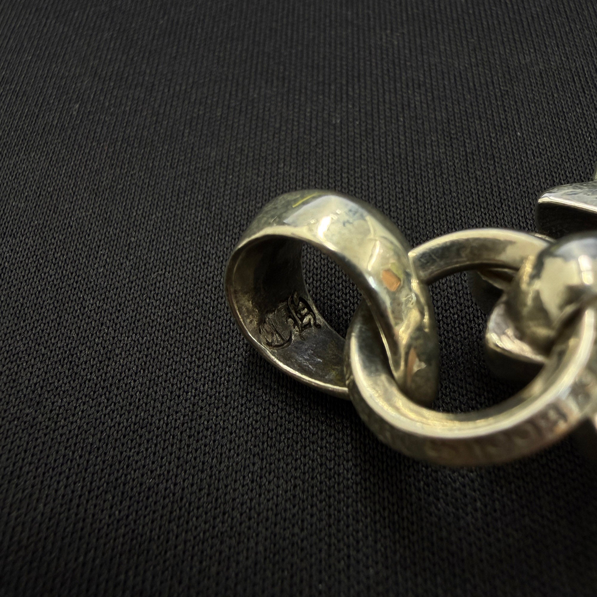 CHROME HEARTS Small CH Cross Pendant With Bail クロムハーツ スモール CHクロス ペンダント ウィズ ベイル シルバー925