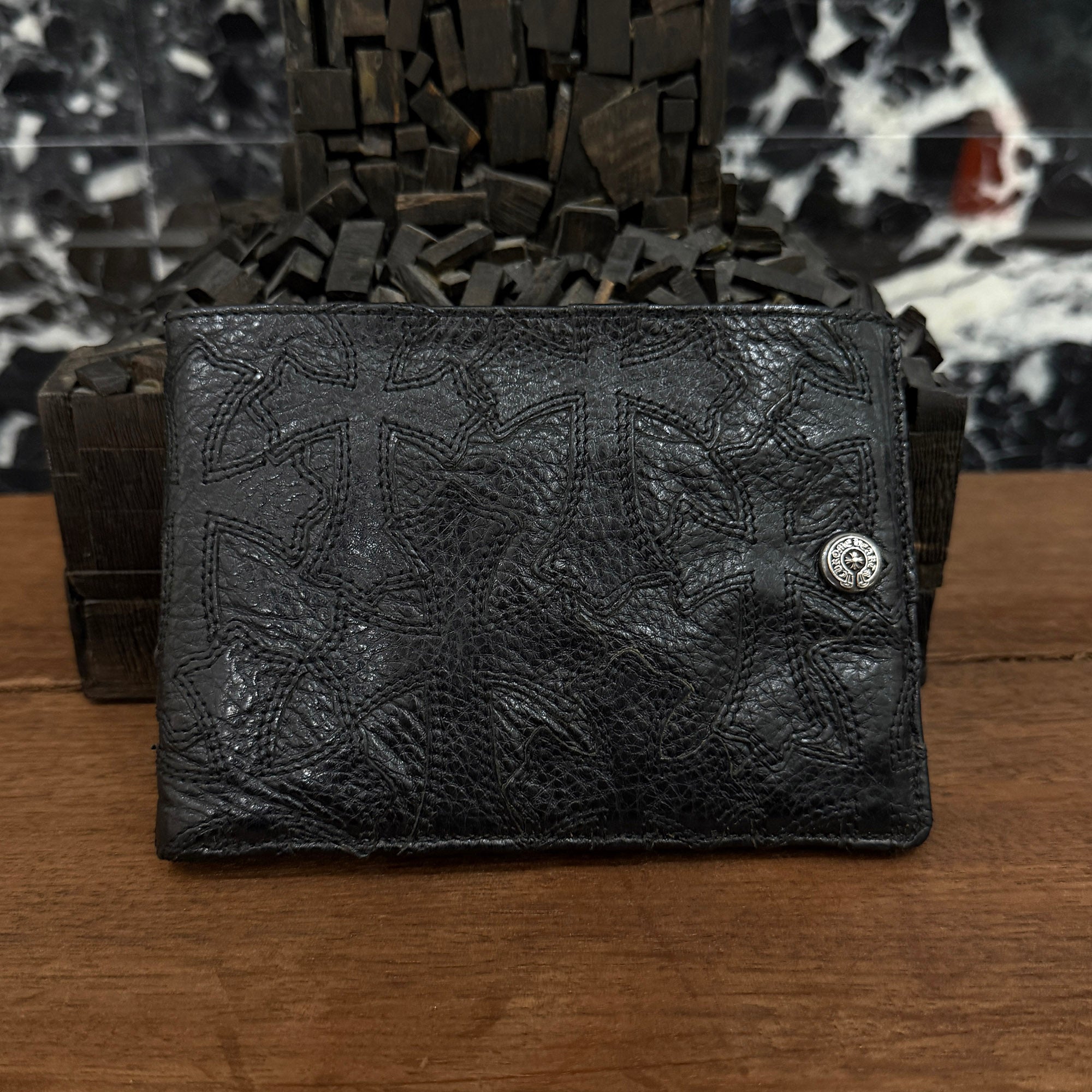 CHROME HEARTS "AINT NOTHING 2 DO" Leather Wallet クロムハーツ アイントナッシングトゥドゥ レザーウォレット