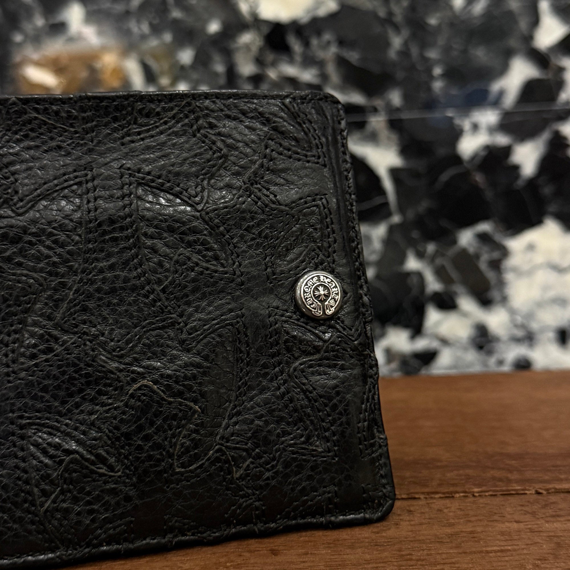 CHROME HEARTS "AINT NOTHING 2 DO" Leather Wallet クロムハーツ アイントナッシングトゥドゥ レザーウォレット