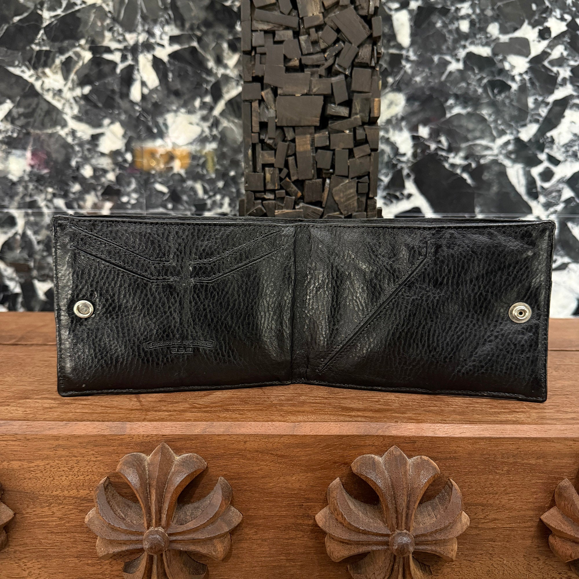 CHROME HEARTS "AINT NOTHING 2 DO" Leather Wallet クロムハーツ アイントナッシングトゥドゥ レザーウォレット