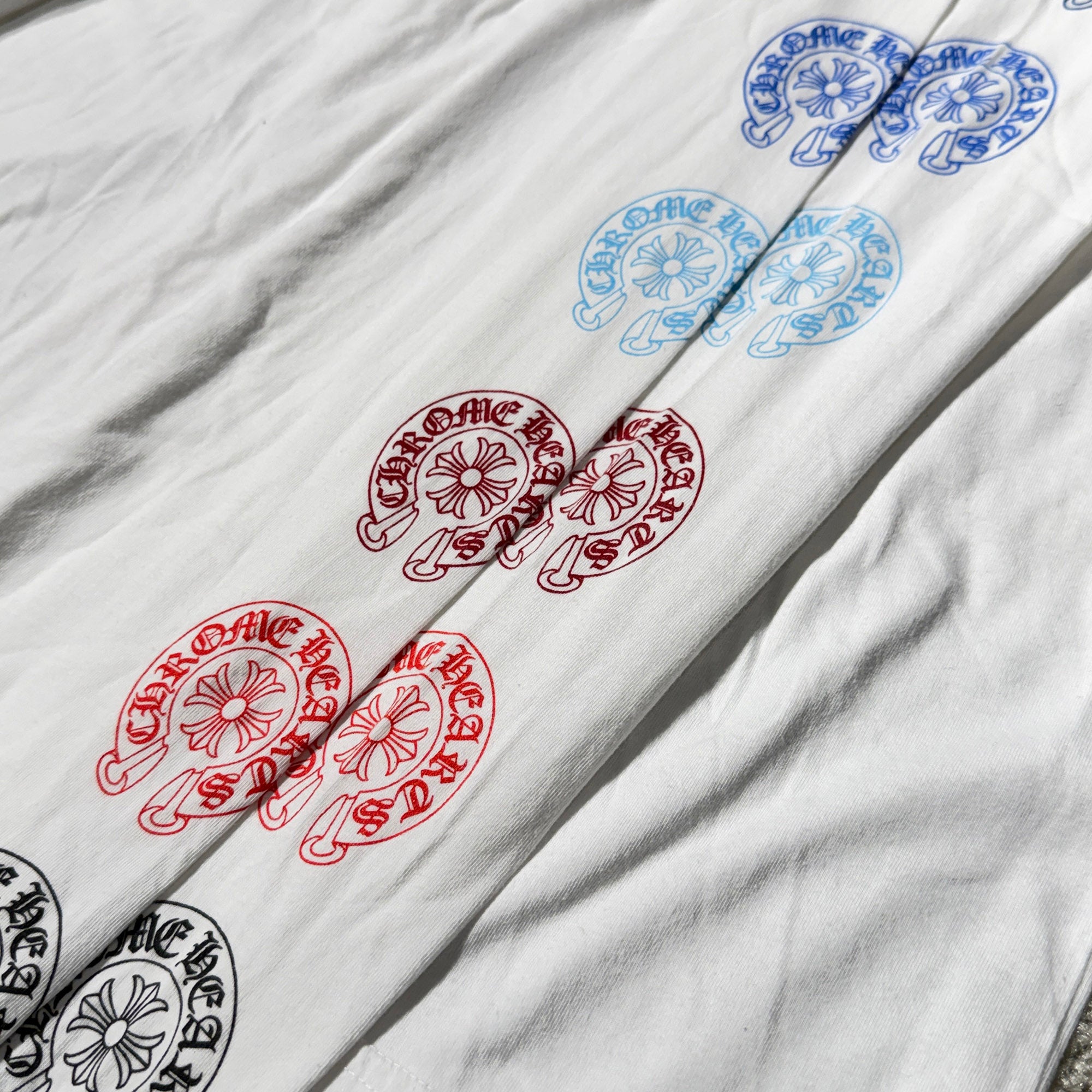 CHROME HEARTS Multi Color Horseshoe Long Sleeve Tee Size L クロムハーツ マルチカラー ホースシュー ロングスリーブ Tシャツ サイズL