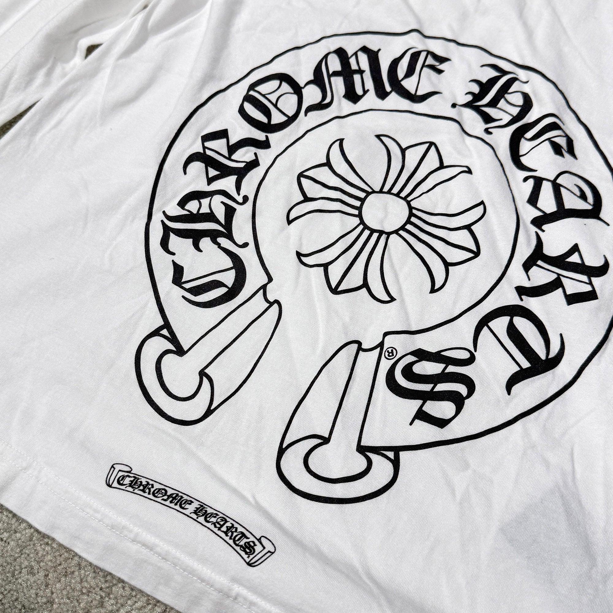 CHROME HEARTS Multi Color Horseshoe Long Sleeve Tee Size L クロムハーツ マルチカラー ホースシュー ロングスリーブ Tシャツ サイズL