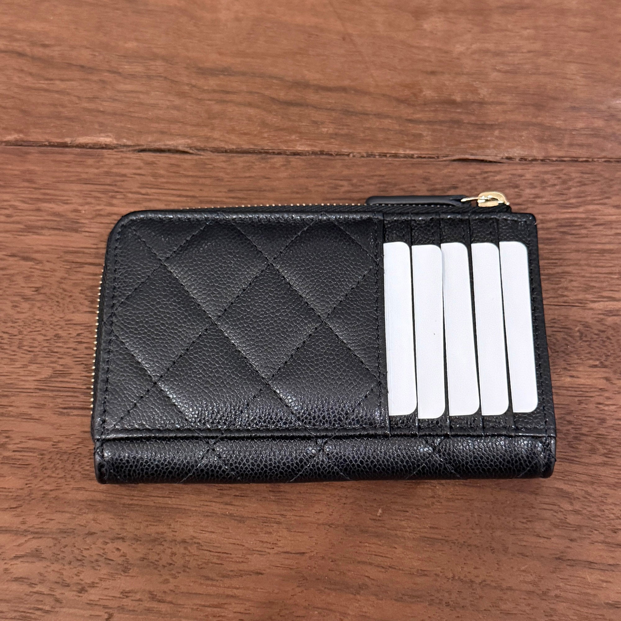 CHANEL Matelassé Classic Zip Fragment Case AP3179 シャネル 24P マトラッセ クラシック ジップ フラグメントケース