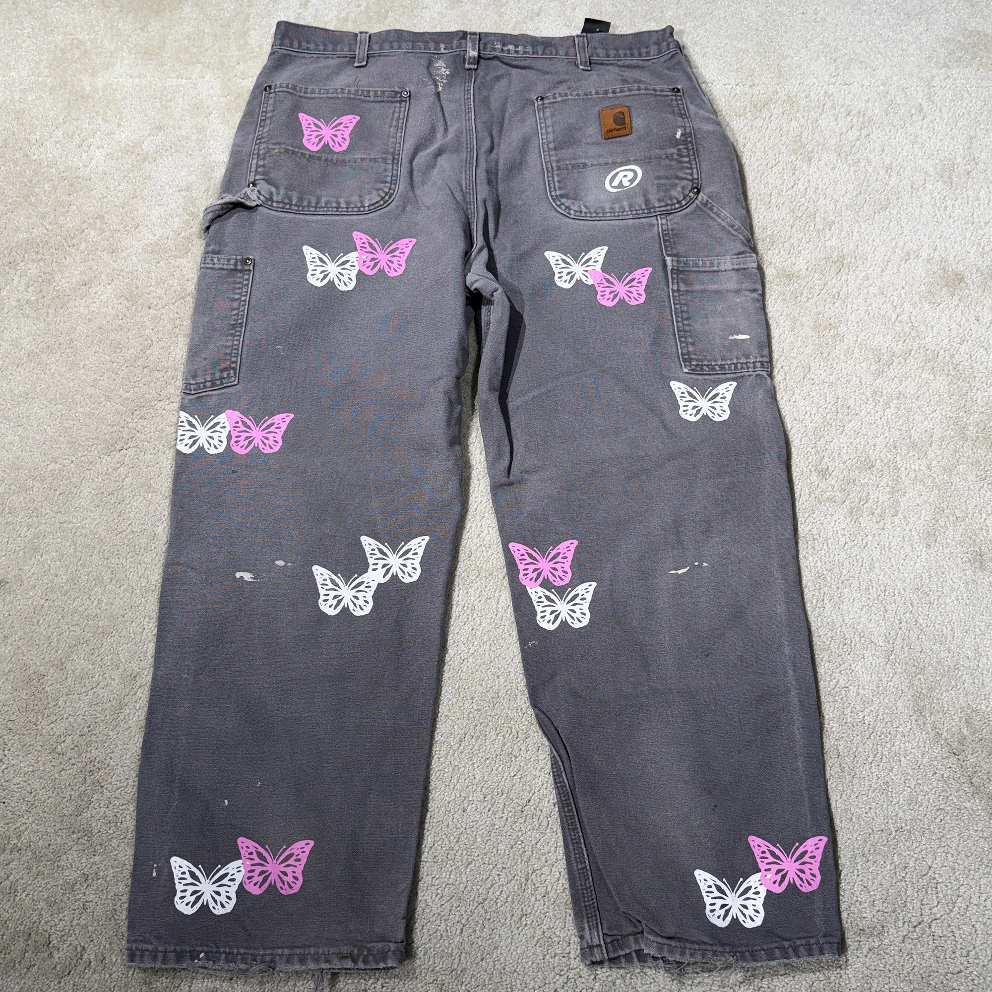 ABOUT DREAMS Butterfly Double Knee Pants Size W38×L30 アバウトドリームズ バタフライダブルニーパンツ サイズW38×L30
