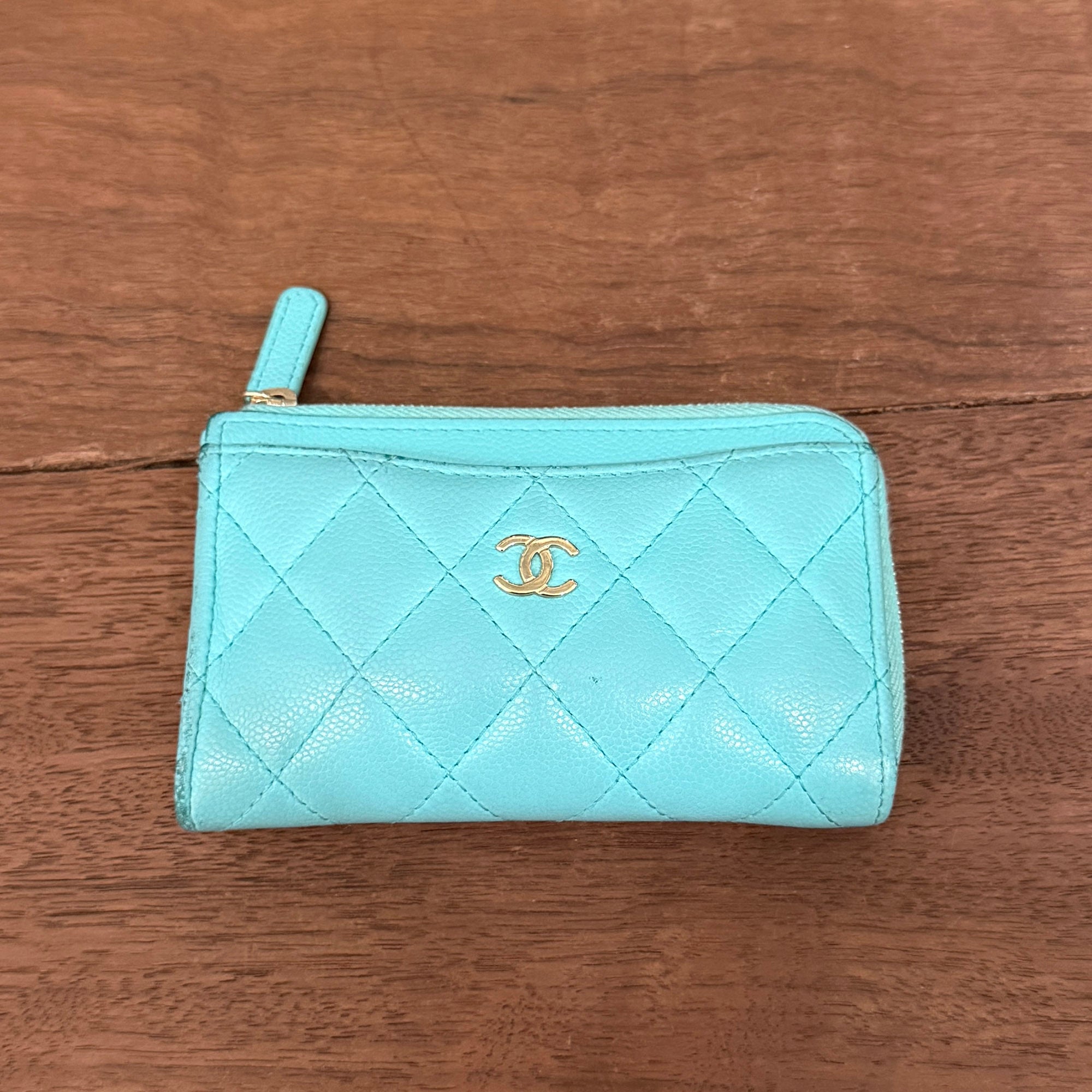 CHANEL Matelassé Classic Zip Fragment Case AP3179 シャネル マトラッセ クラシック ジップ フラグメントケース