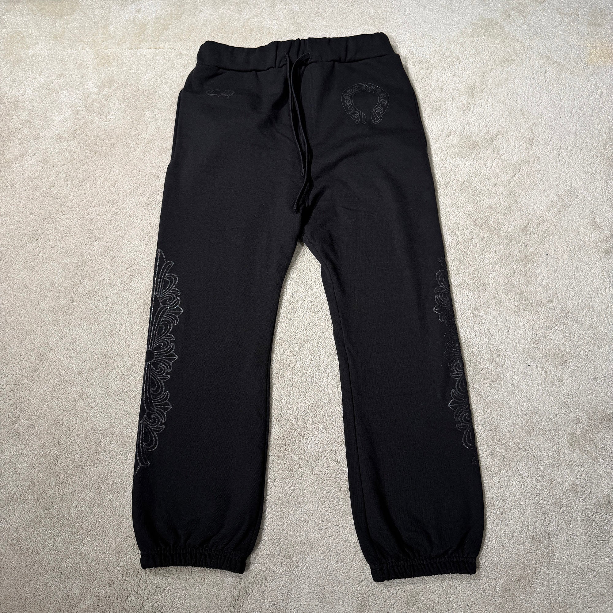 CHROME HEAR 2026AW ONLINE Limited Floral Cross Sweat Long Pants Size M クロムハーツ オンライン限定 フローラルクロス スウェットロングパンツ サイズM