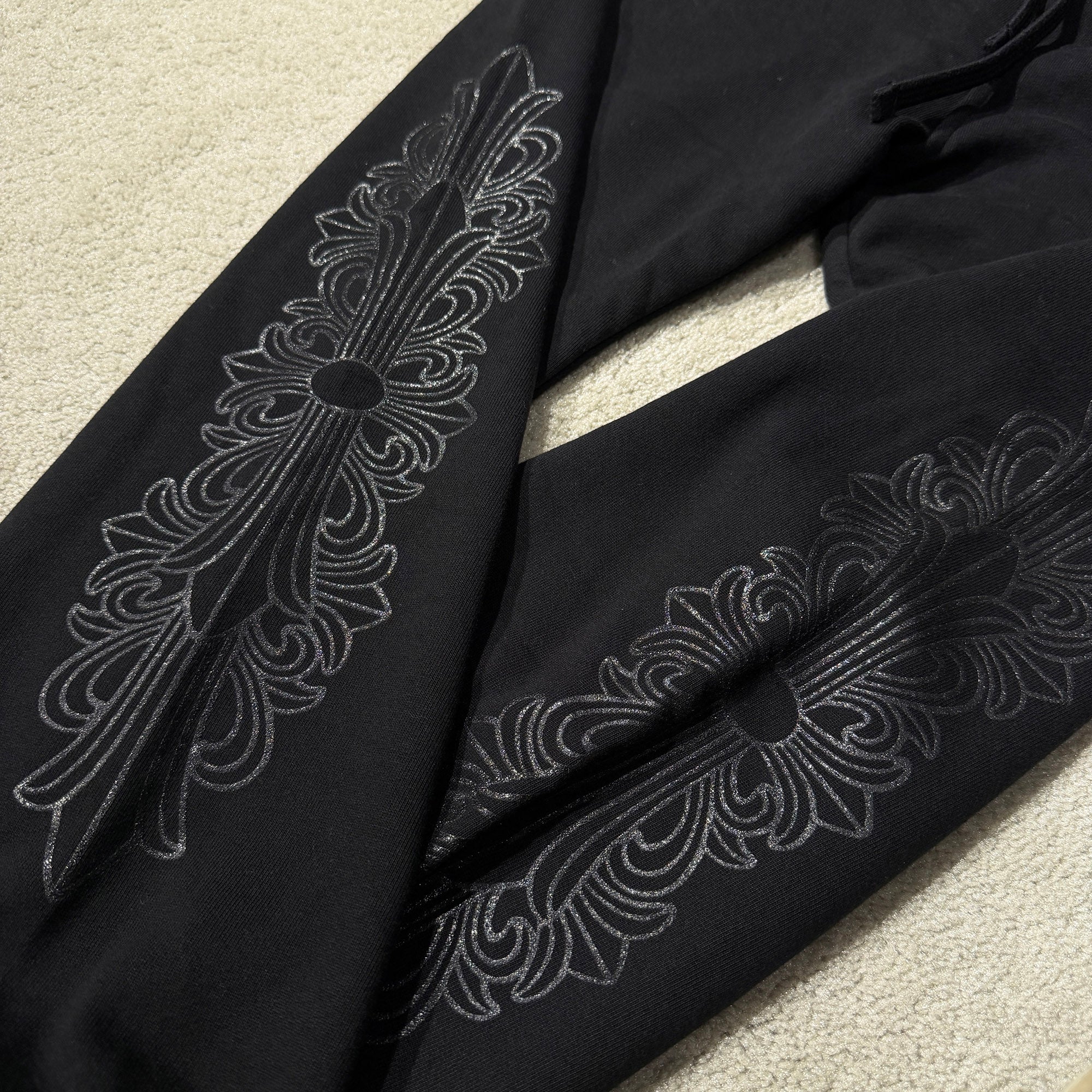CHROME HEAR 2026AW ONLINE Limited Floral Cross Sweat Long Pants Size M クロムハーツ オンライン限定 フローラルクロス スウェットロングパンツ サイズM