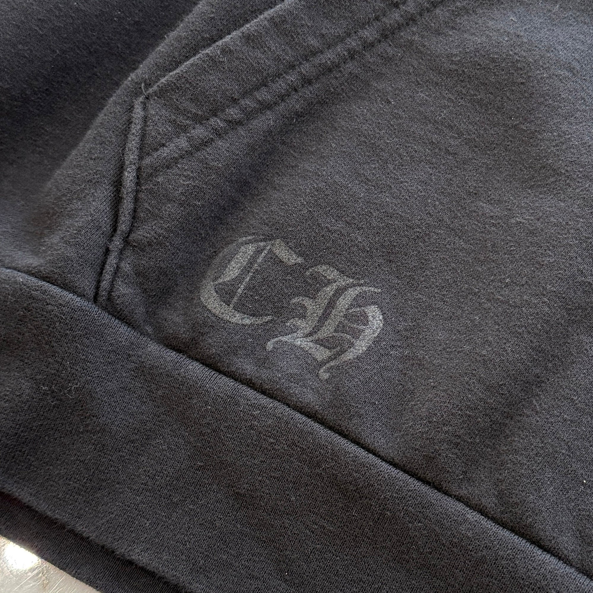 CHROME HEARTS Floral Cross Horseshoe Pullover Hoodie Size L クロムハーツ フローラルクロス ホースシュー プルオーバーフーディ サイズL