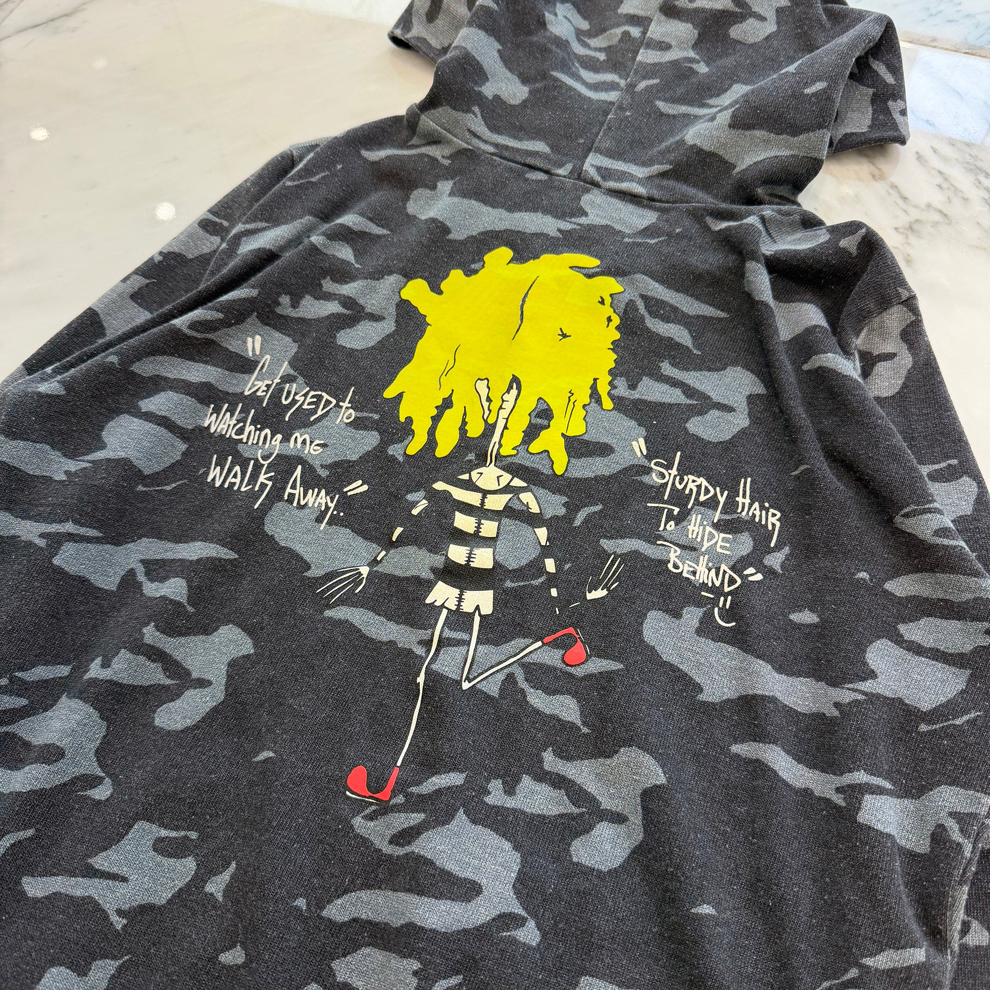 CHROME HEARTS × MATTY BOY Camouflage Vertical Logo Zip Up Hoodie Size XS クロムハーツ × マッティボーイ カモフラージュ バーティカルロゴ ジップアップフーディー サイズXS