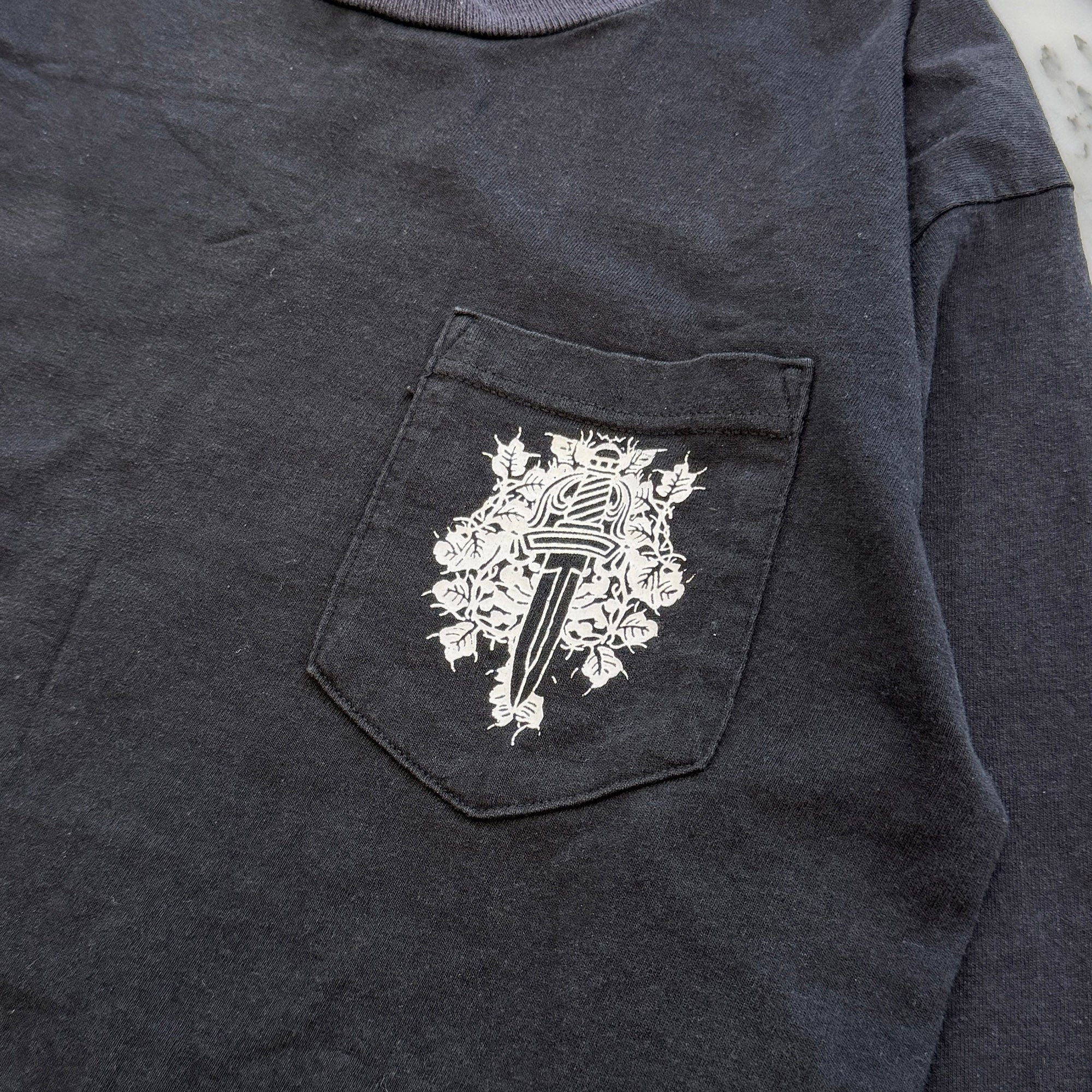 CHROME HEARTS Back Horseshoe Vine Dagger Long Sleeve Tee Size M クロムハーツ バックホースシュー ヴァインダガー ロングスリーブＴシャツ サイズＭ