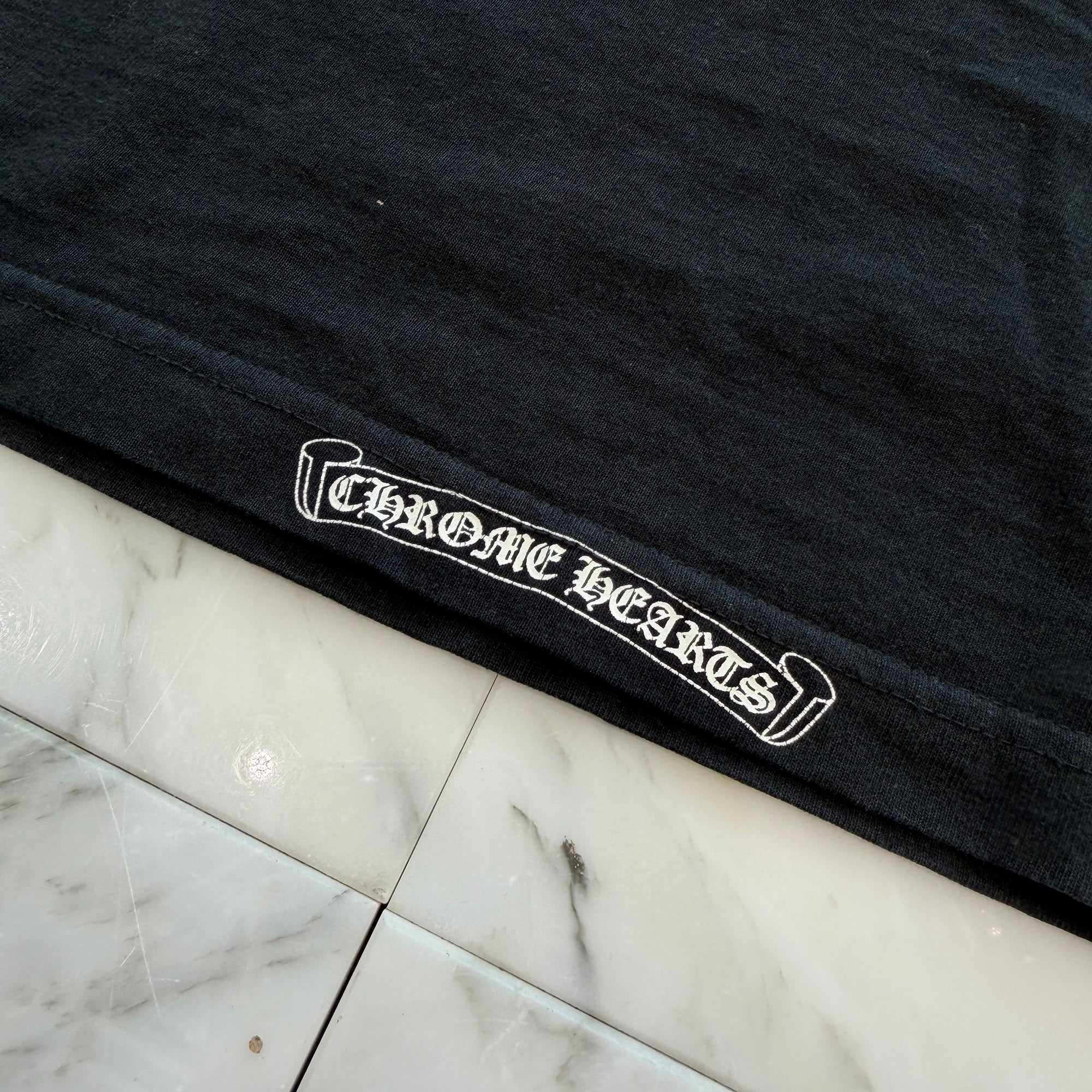 CHROME HEARTS Back Horseshoe Vine Dagger Long Sleeve Tee Size M クロムハーツ バックホースシュー ヴァインダガー ロングスリーブＴシャツ サイズＭ