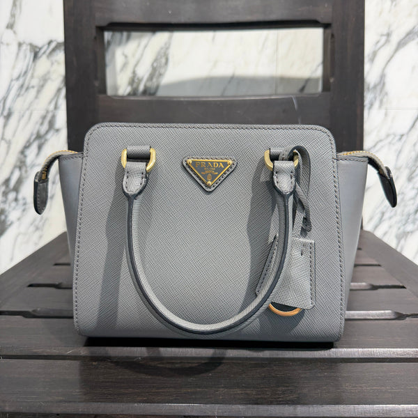 PRADA Galleria Saffiano Leather Hand Bag プラダ ガレリア サフィアーノレザー ハンドバッグ