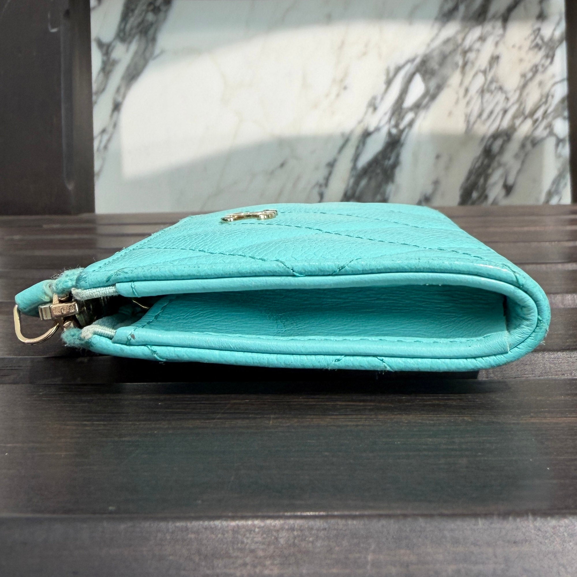 CHANEL Matelassé Classic Zip Coin Purse シャネル マトラッセ クラシック ジップ コインパース