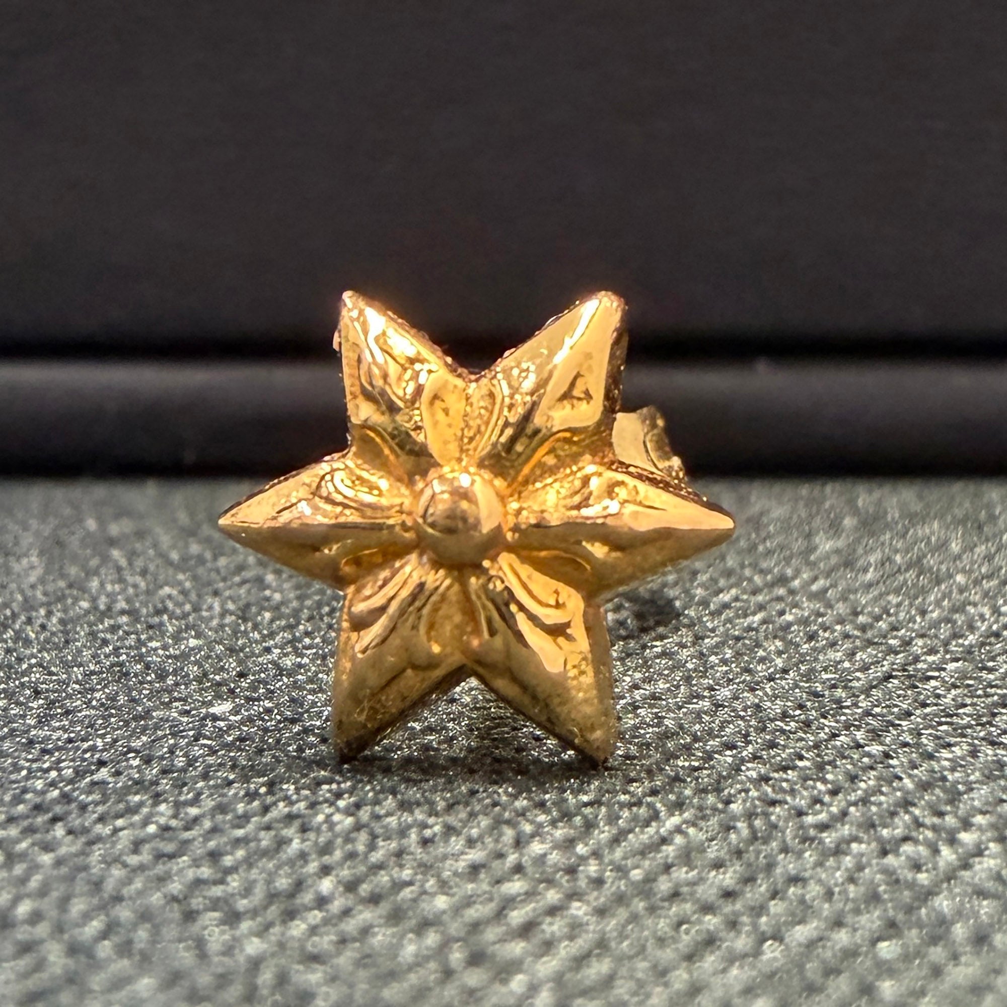 CHROME HEARTS 22K STAR STUD Earrings クロムハーツ 22K スタースタッド イヤリング ピアス