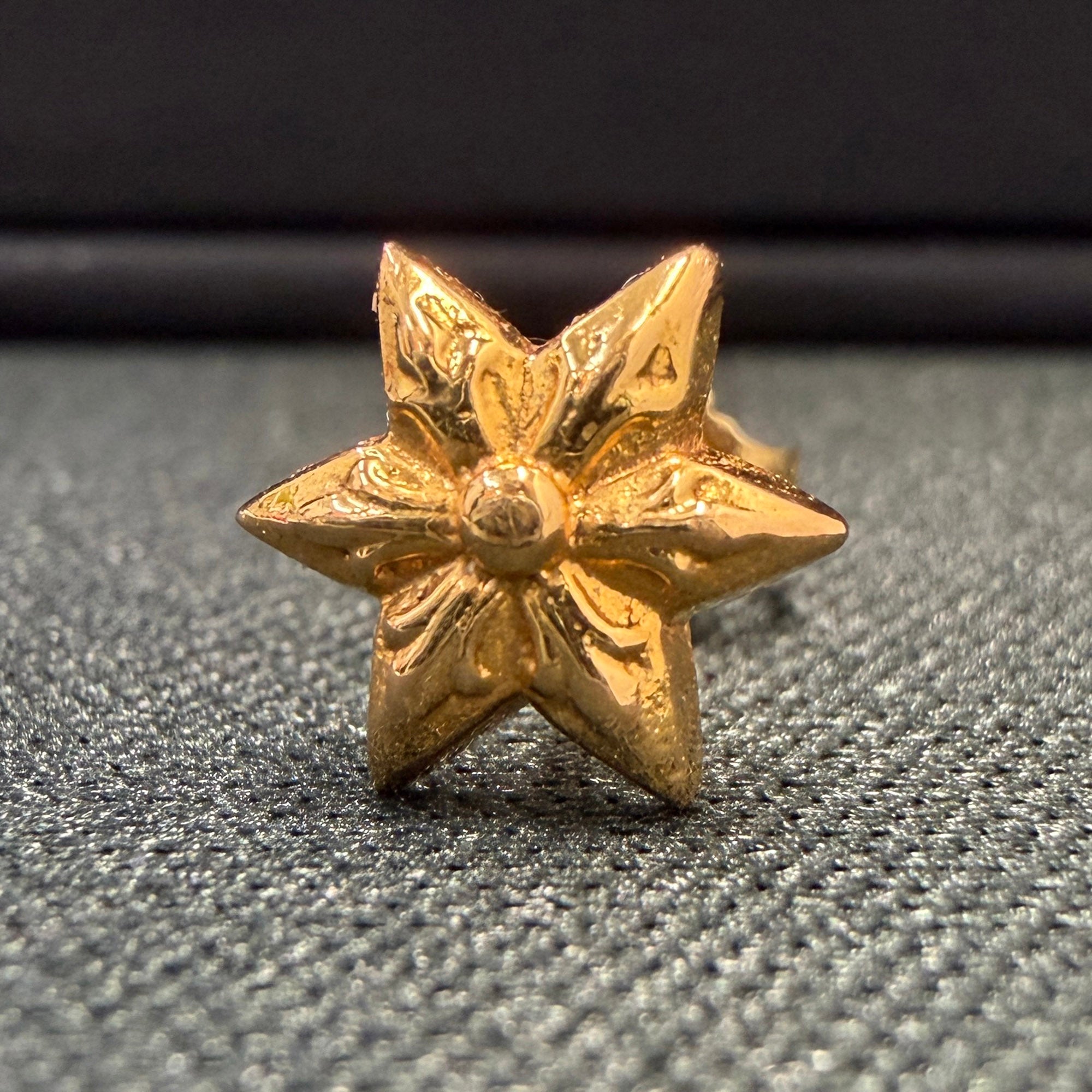 CHROME HEARTS 22K STAR STUD Earrings クロムハーツ 22K スタースタッド イヤリング ピアス