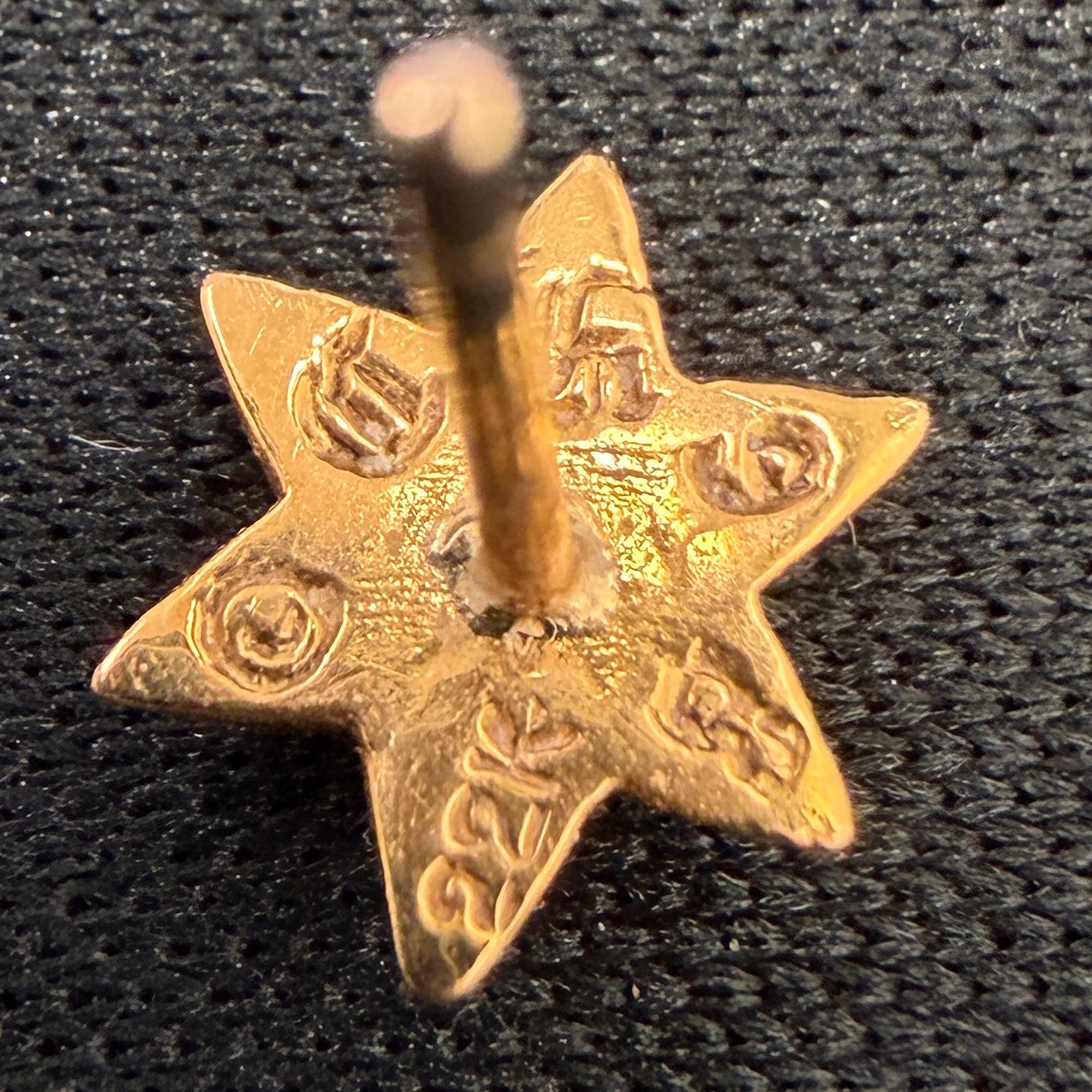 CHROME HEARTS 22K STAR STUD Earrings クロムハーツ 22K スタースタッド イヤリング ピアス
