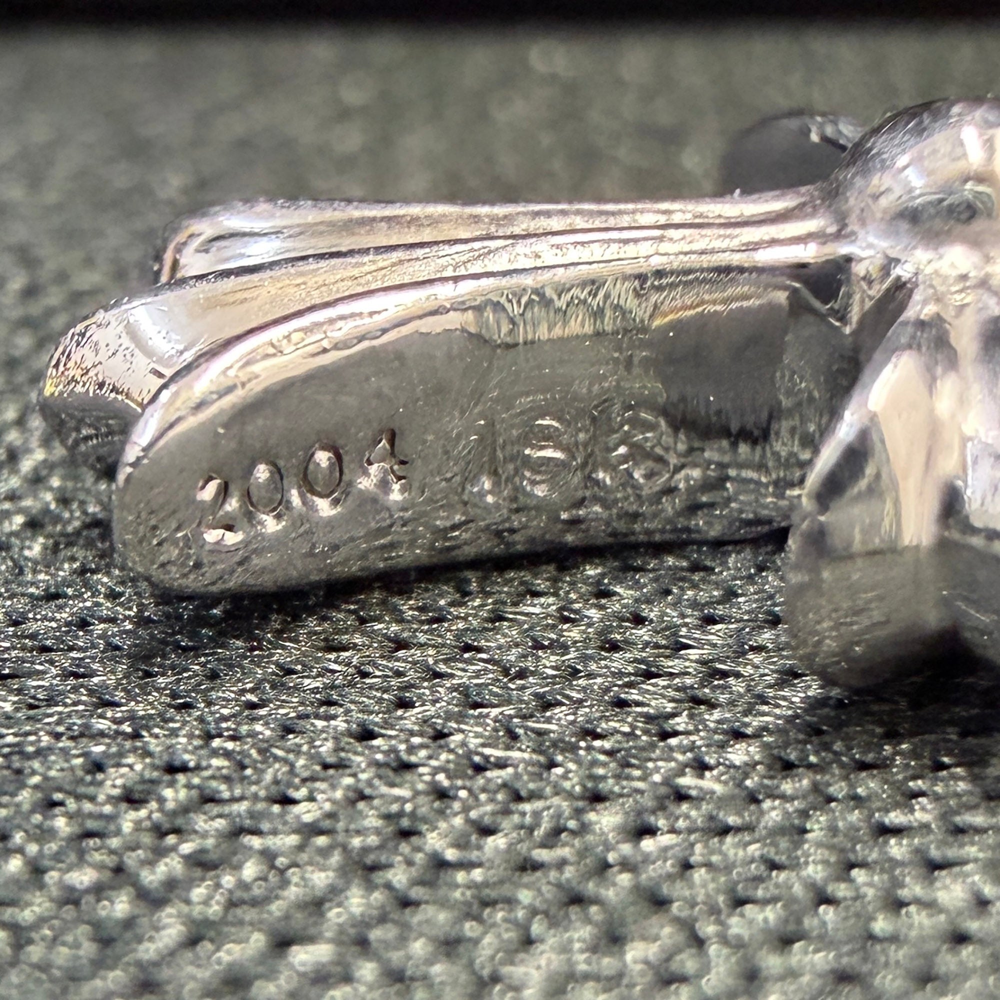 CHROME HEARTS 18K WG CH Cross Baby Fat Charm Pave Diamond クロムハーツ 18K WG CHクロス ベビーファット チャーム パヴェダイヤモンド