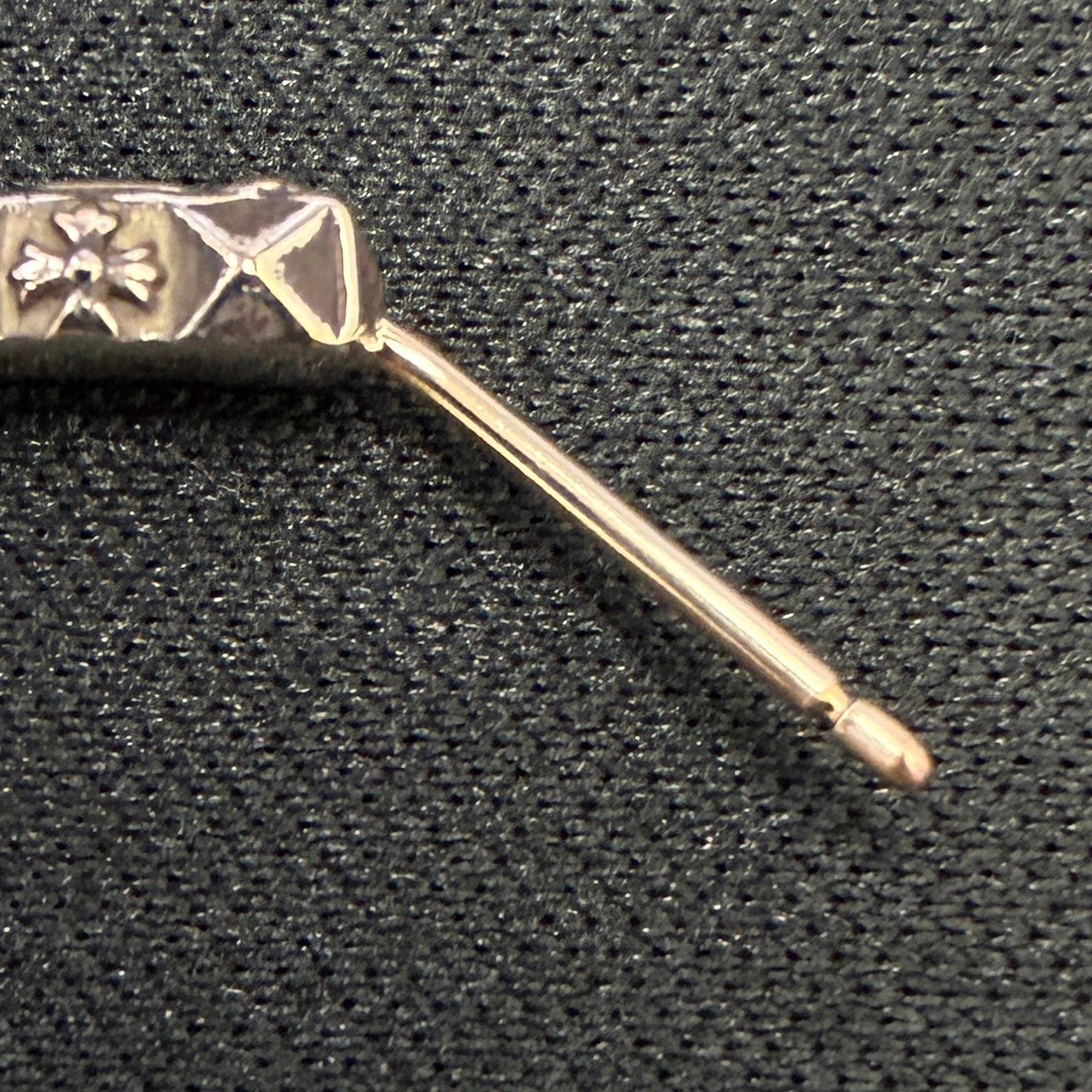 CHROME HEARTS Square Pyramid Plus Hoop Earring クロムハーツ スクエア ピラミッド プラス フープ イヤリング ピアス