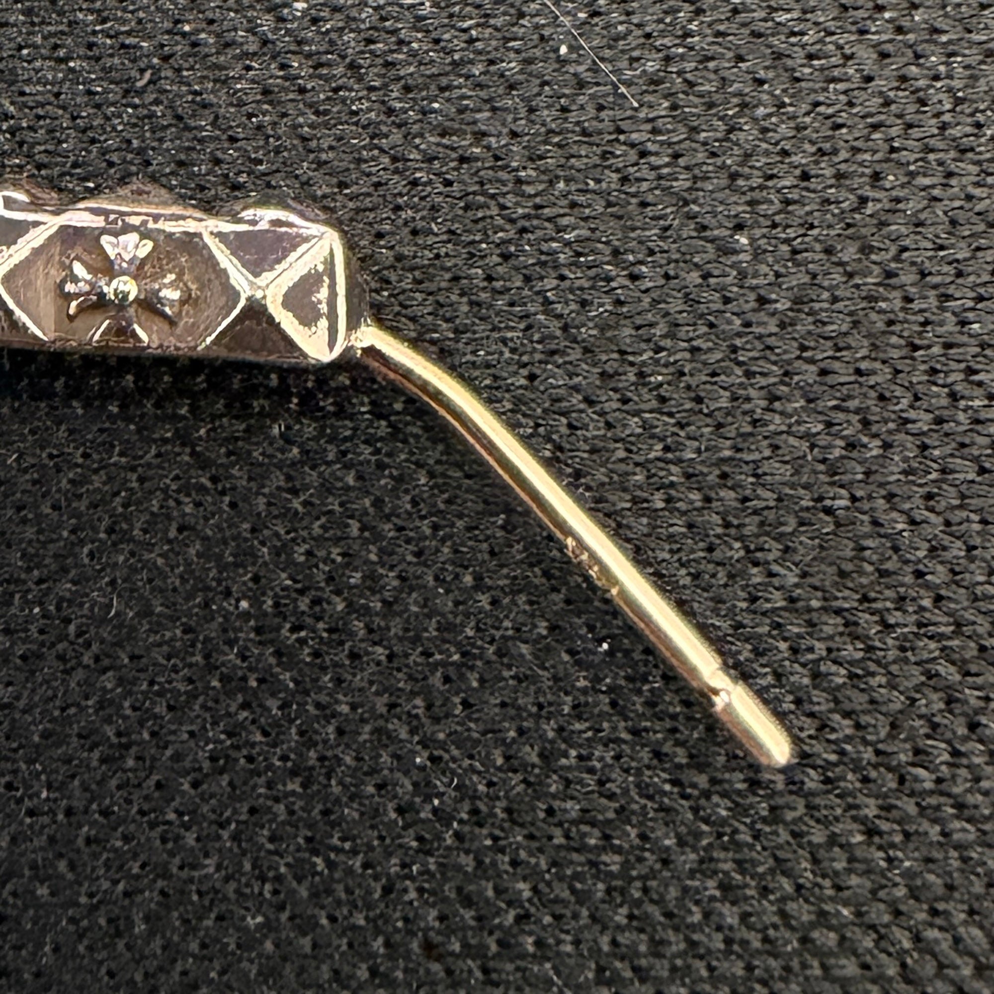 CHROME HEARTS Square Pyramid Plus Hoop Earring クロムハーツ スクエア ピラミッド プラス フープ イヤリング ピアス