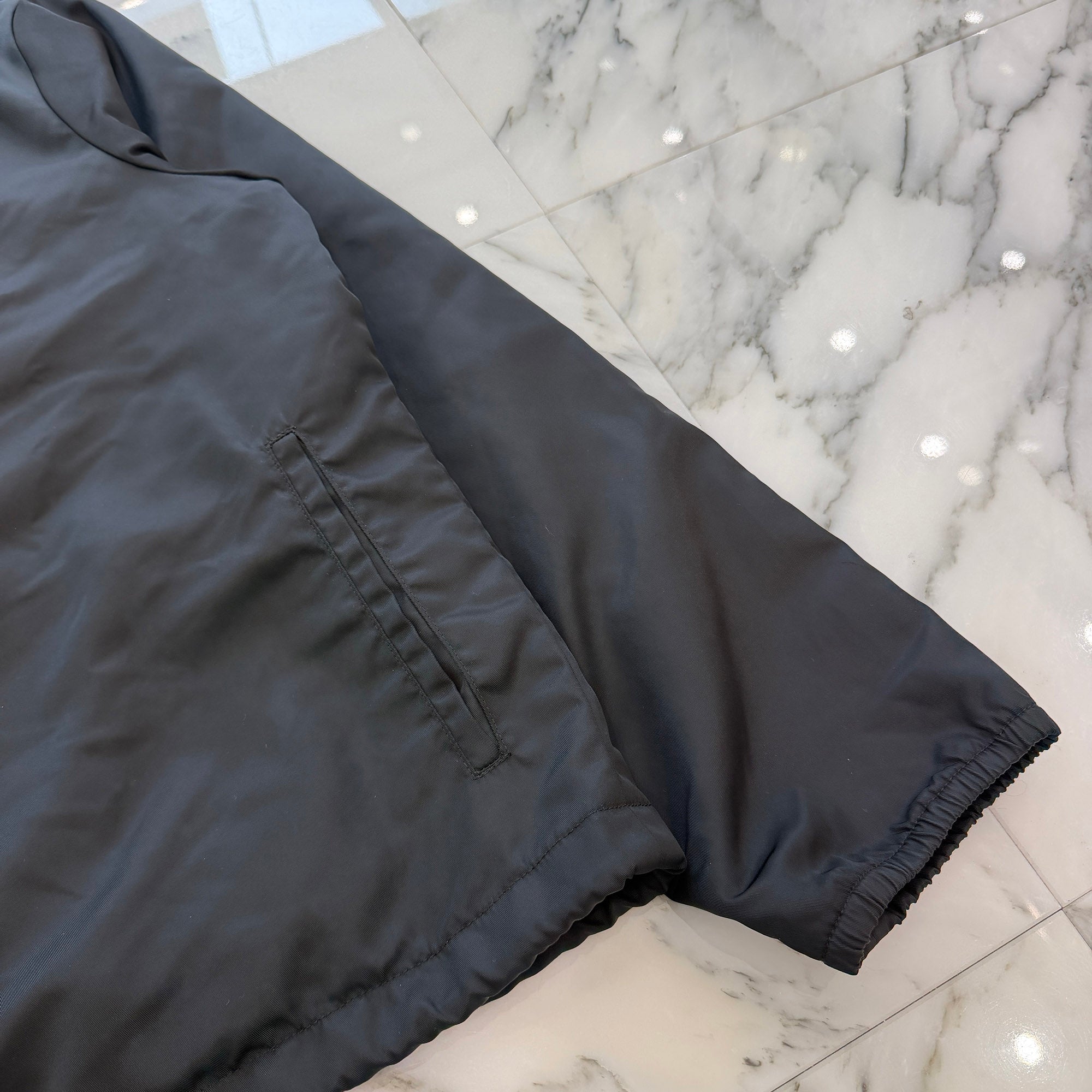 CHROME HEARTS RIGGINS FBRC English Print Nylon Coach Jacket Size XL クロムハーツ リギンズ ファブリック イングリッシュ プリント ナイロンコーチジャケット サイズXL