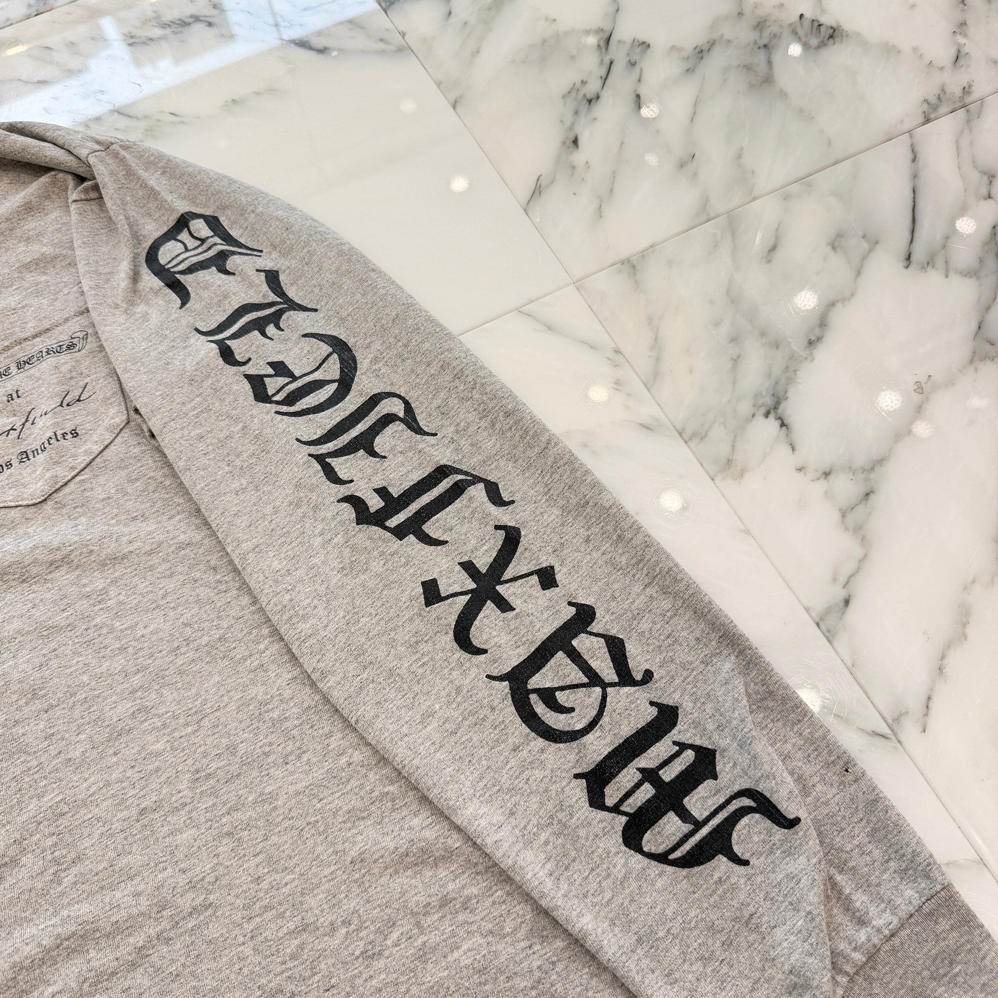 CHROME HEARTS × Maxfield Arm Logo Back Vine Dagger Long Sleeve Tee Size L クロムハーツ×マックスフィールド アームロゴ バック ヴァインダガー ロングスリーブTシャツ サイズL