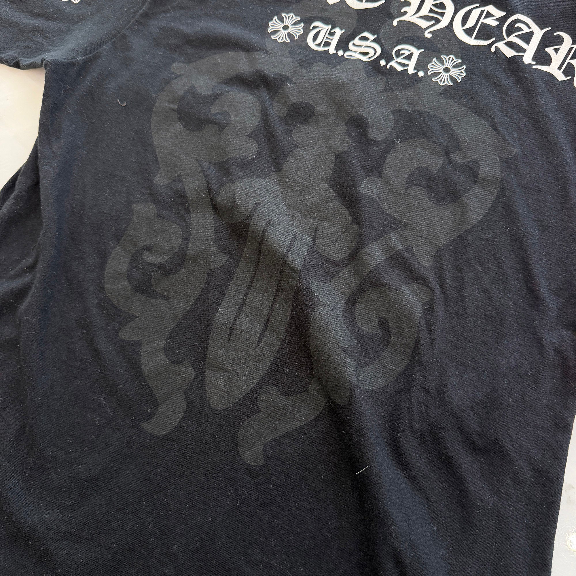 CHROME HEARTS  Back Arch USA Vine Dagger Logo Tee Size S クロムハーツ バックアーチ USA ヴァインダガー ロゴ Tシャツ サイズS