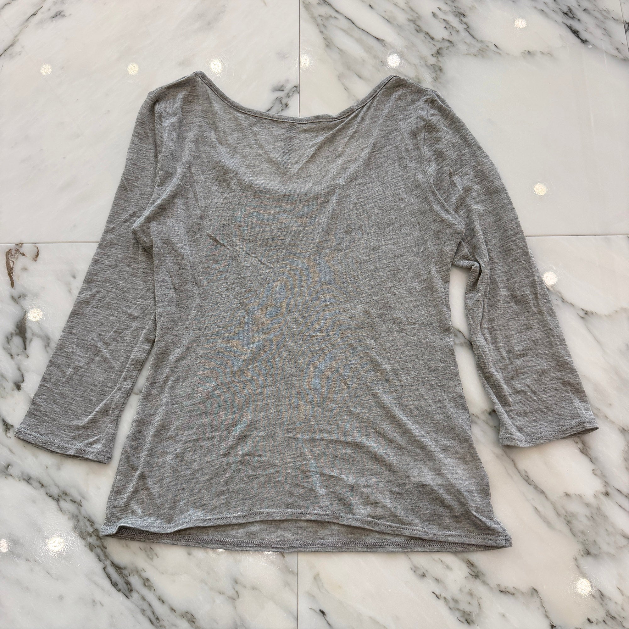 CHROME HEARTS CH Cross Baby Fat Sheer Long Sleeve Tee Size S クロムハーツ CHクロス ベビーファット装飾 シアー ロングスリーブＴシャツ サイズS