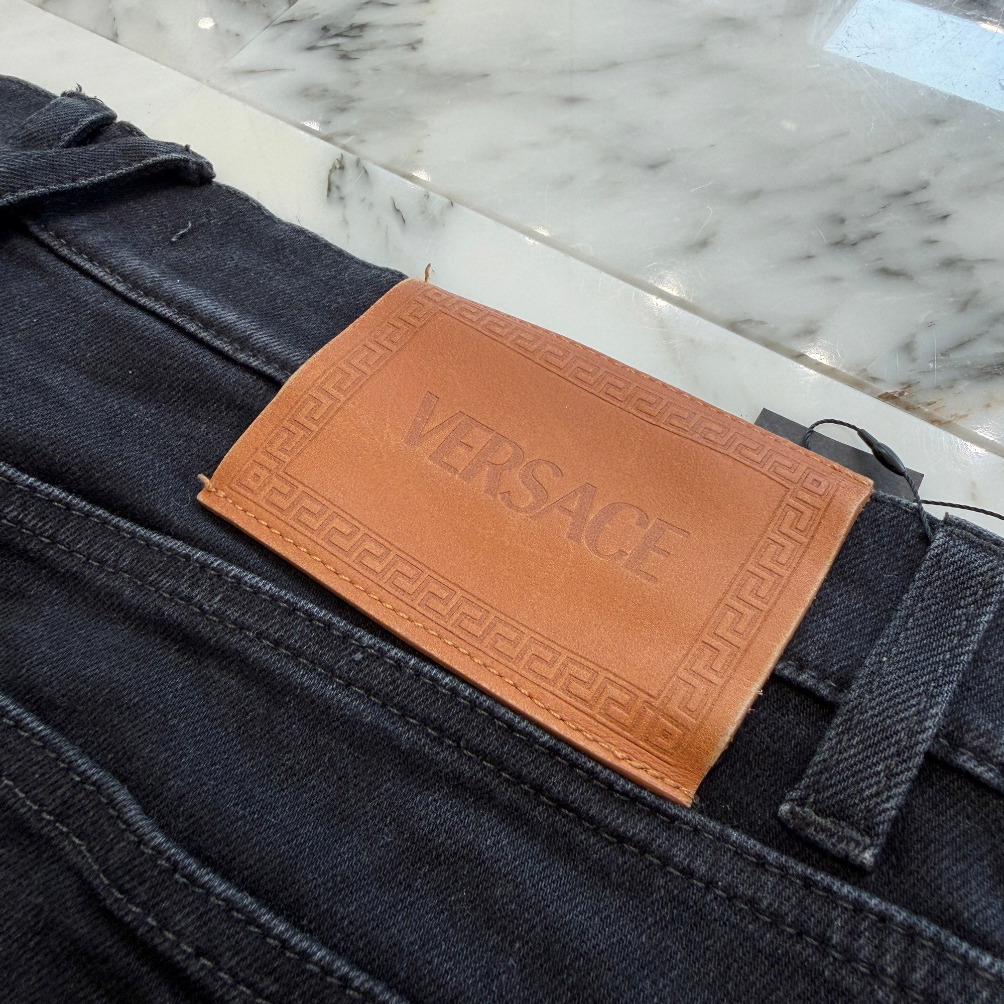 VERSACE 2023AW Slim Fit Cotton Denim Pants 1019050-1A13682 Size 34 ヴェルサーチェ スリムフィット コットン デニムパンツ サイズ34