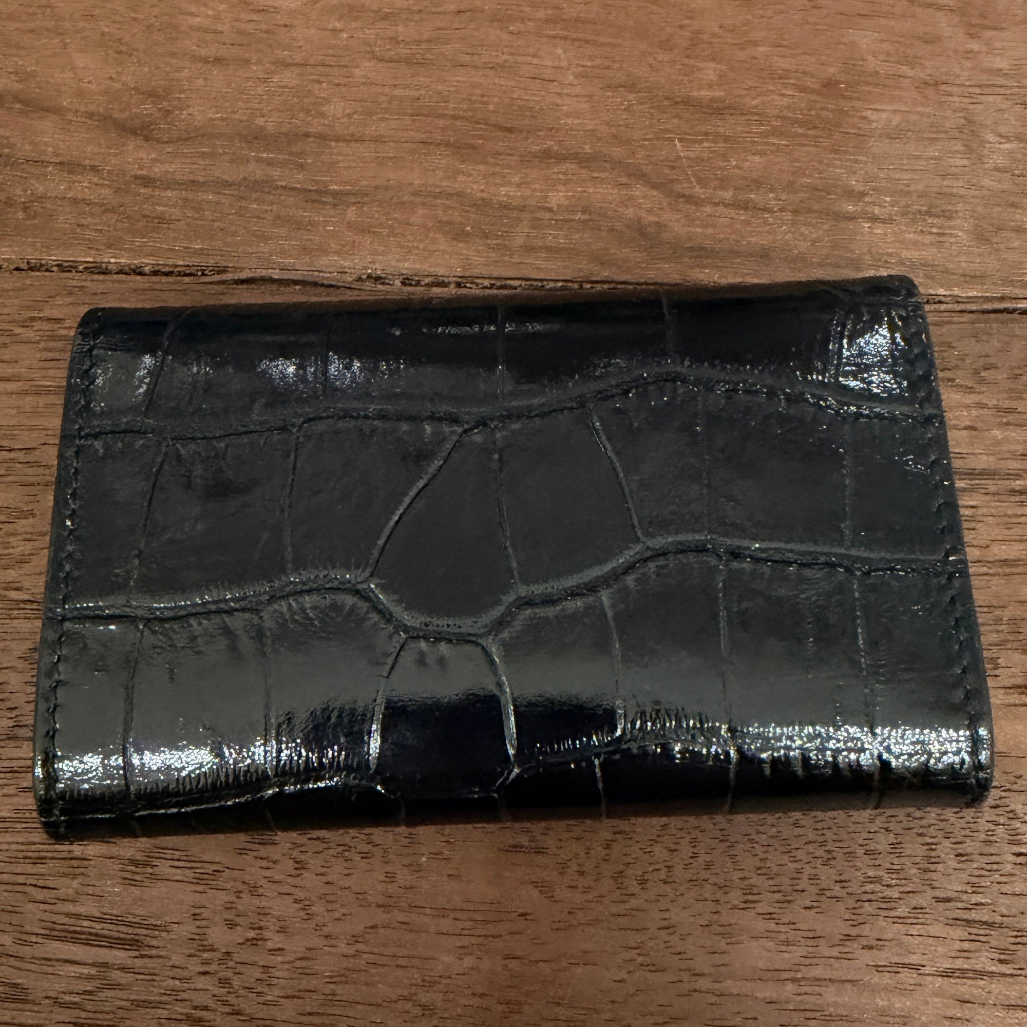 CELINE 2022AW Crocodile Embossed Calfskin Key Case 10K103CUV.38SI セリーヌ クロコダイル型押し カーフスキン キーケース