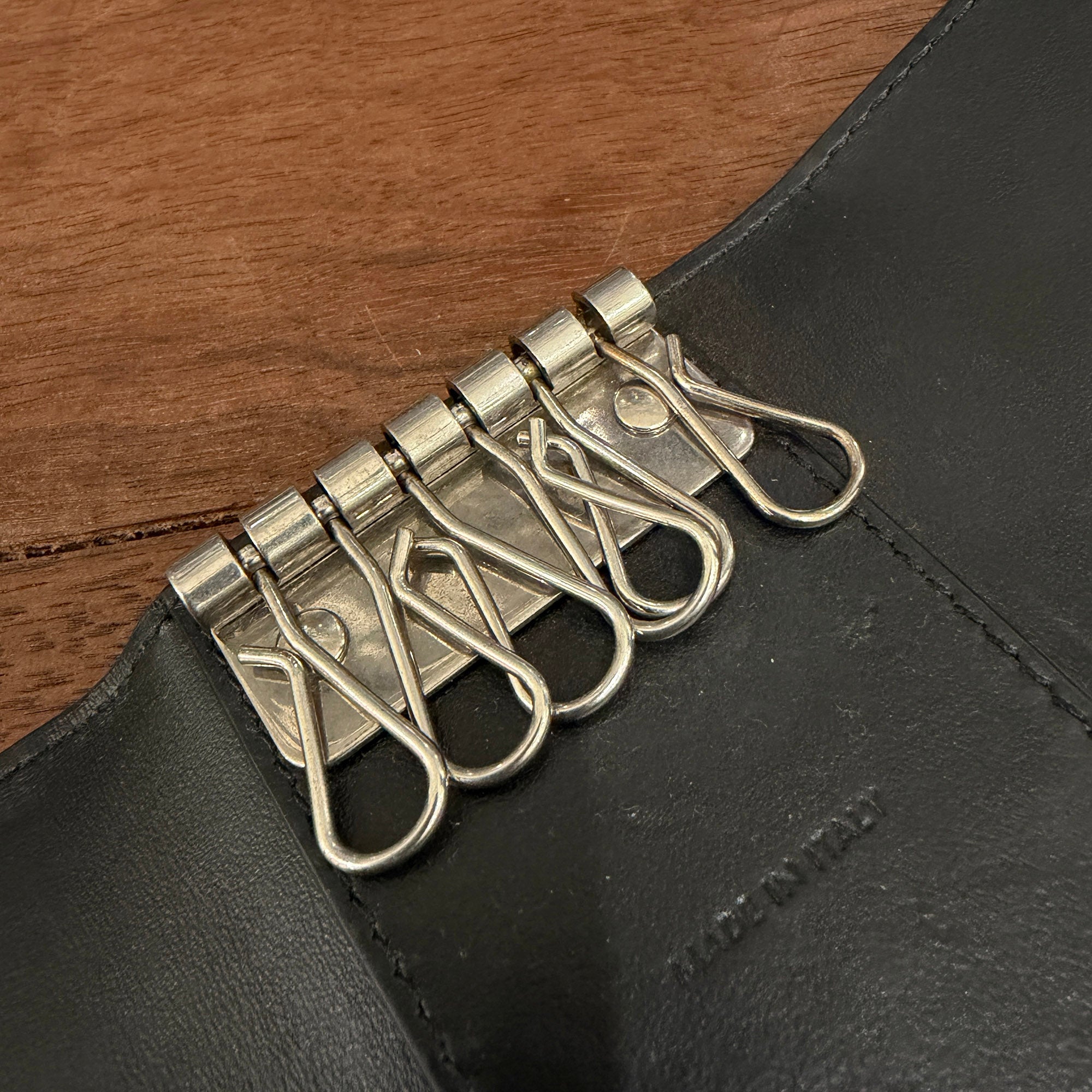 CELINE 2022AW Crocodile Embossed Calfskin Key Case 10K103CUV.38SI セリーヌ クロコダイル型押し カーフスキン キーケース