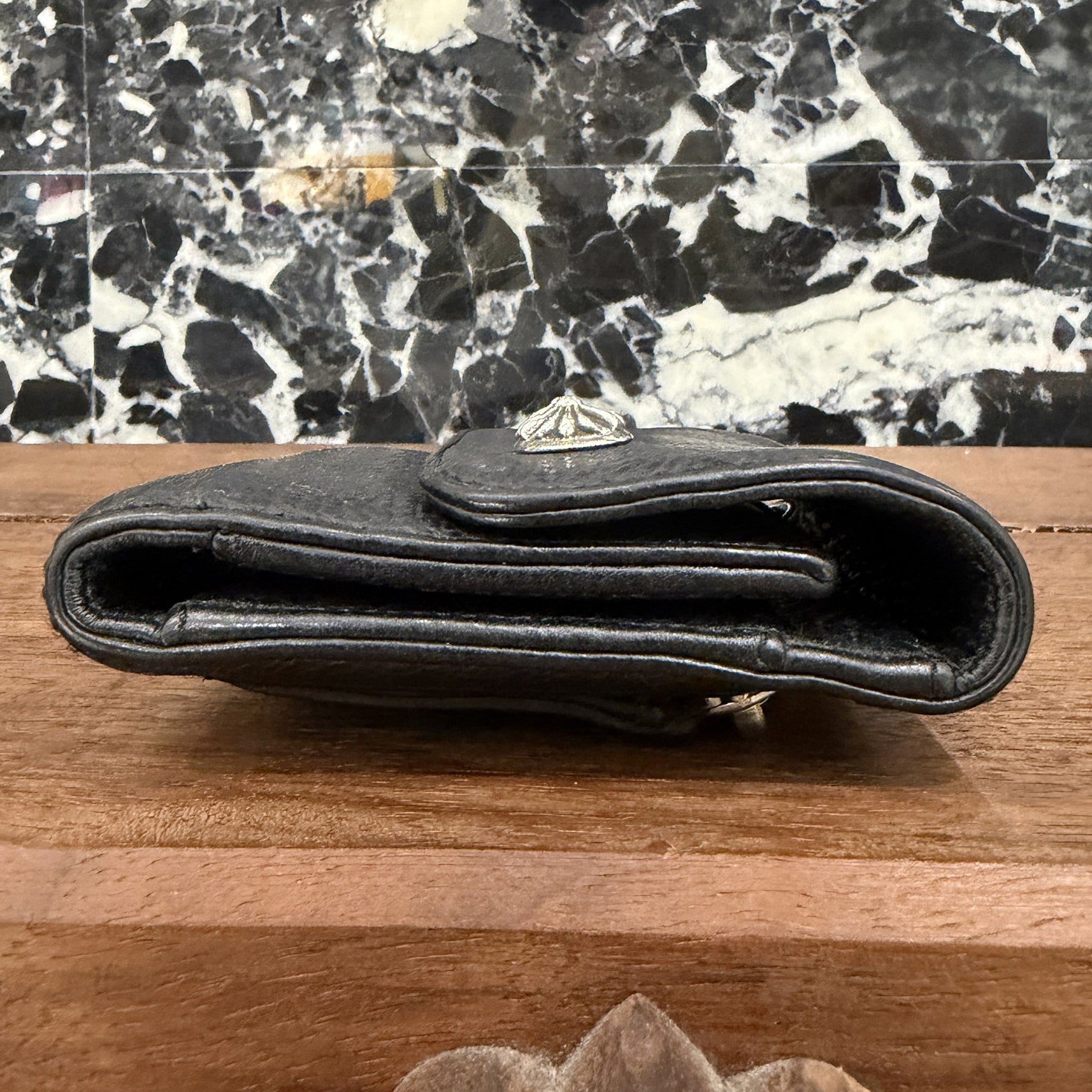 CHROME HEARTS Wave Mini Cross Ball Wallet クロムハーツ ウェーブ ミニ クロスボール ウォレット