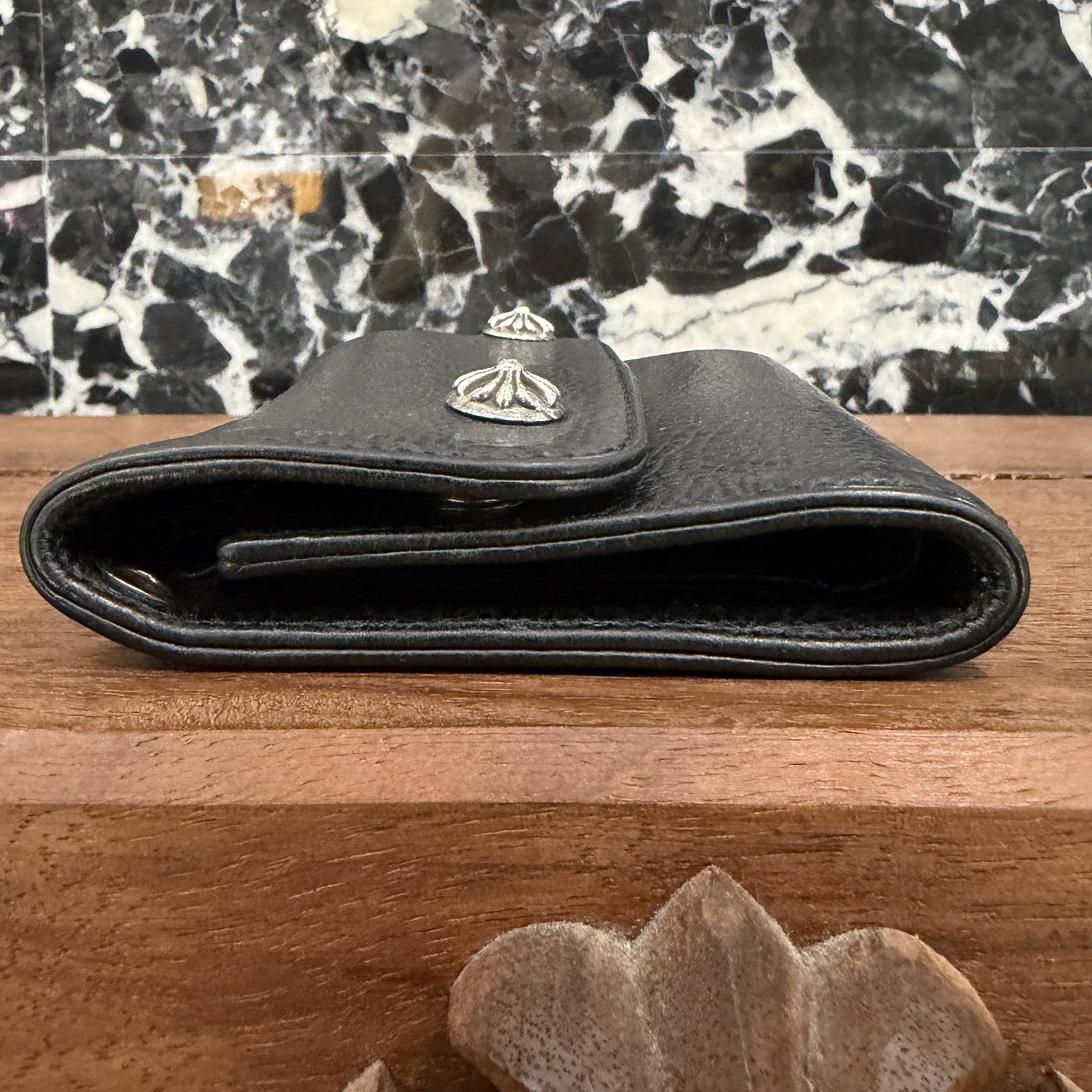 CHROME HEARTS Wave Mini Cross Ball Wallet クロムハーツ ウェーブ ミニ クロスボール ウォレット