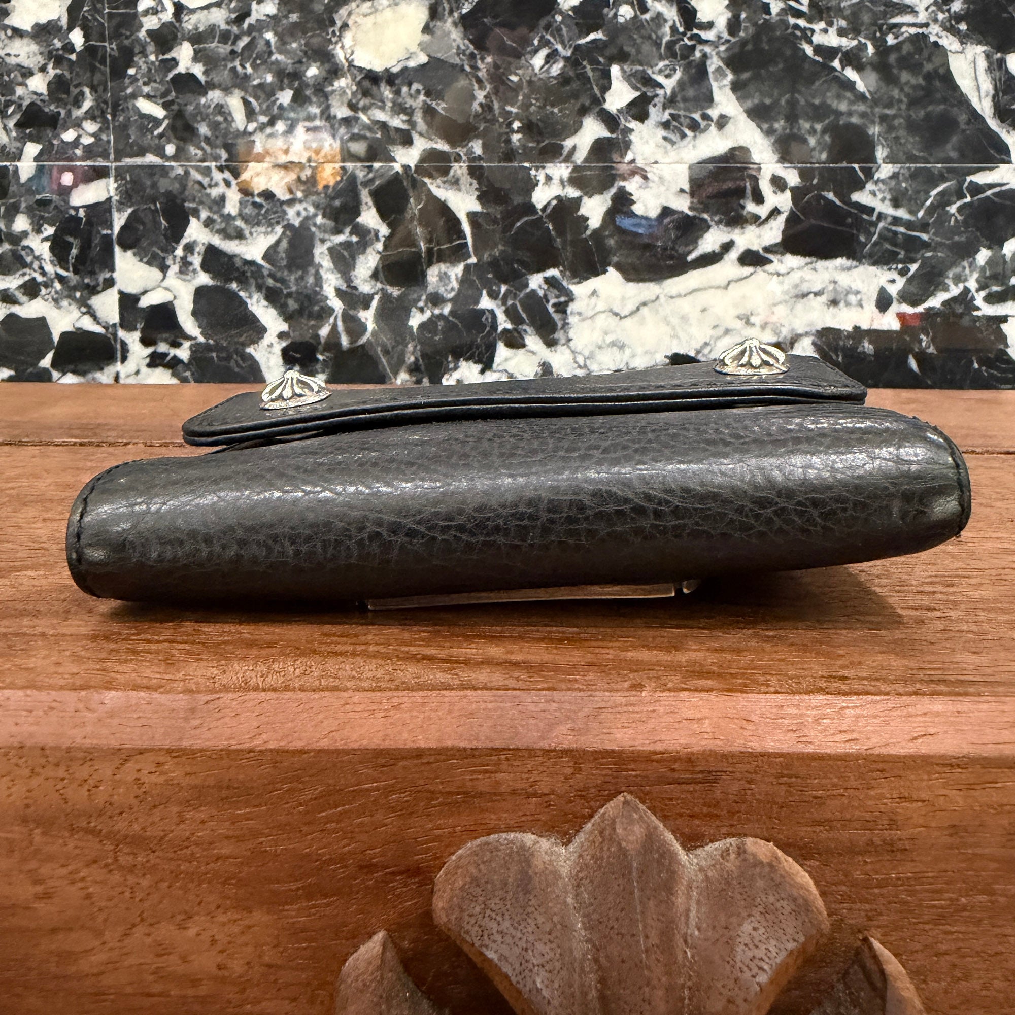 CHROME HEARTS Wave Mini Cross Ball Wallet クロムハーツ ウェーブ ミニ クロスボール ウォレット