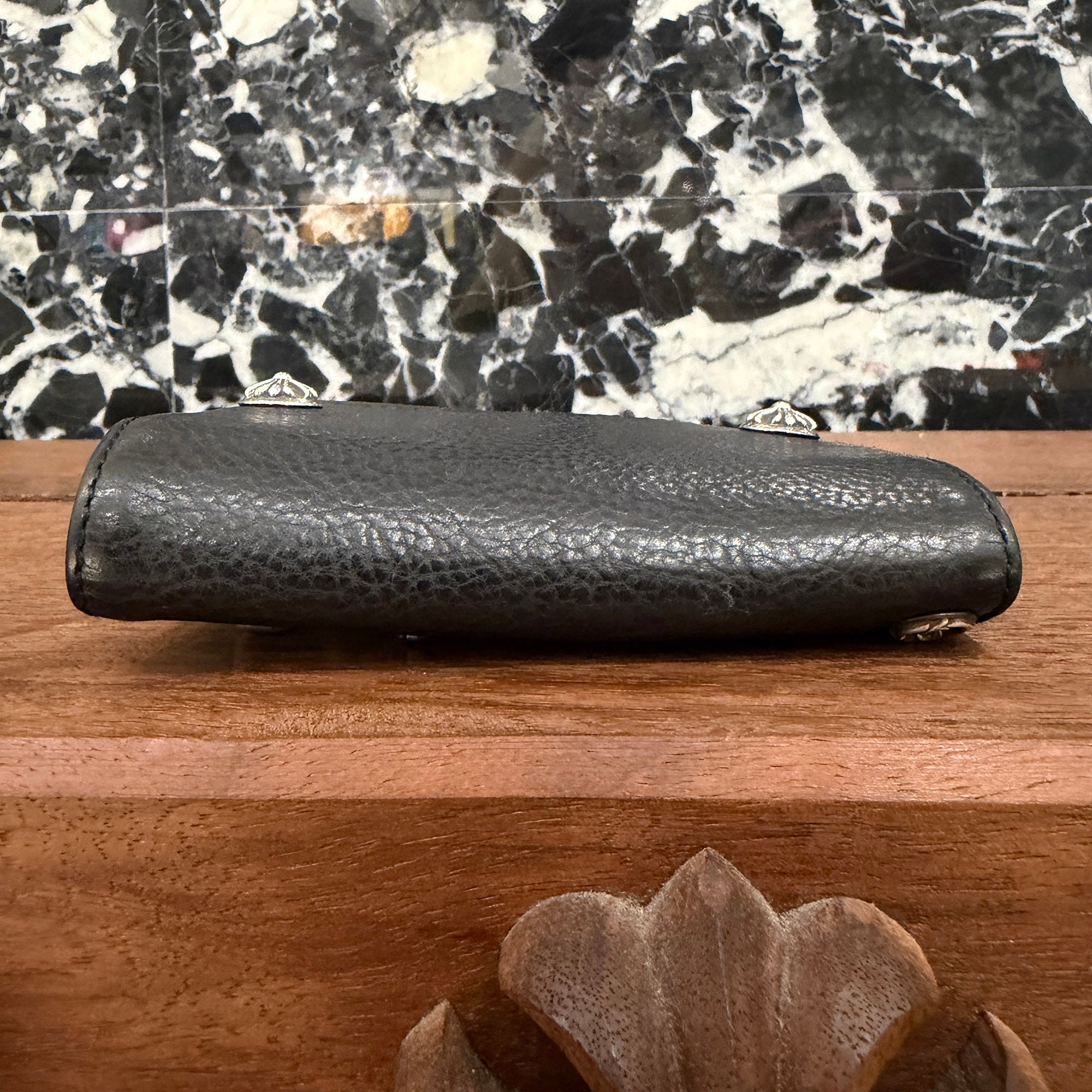 CHROME HEARTS Wave Mini Cross Ball Wallet クロムハーツ ウェーブ ミニ クロスボール ウォレット