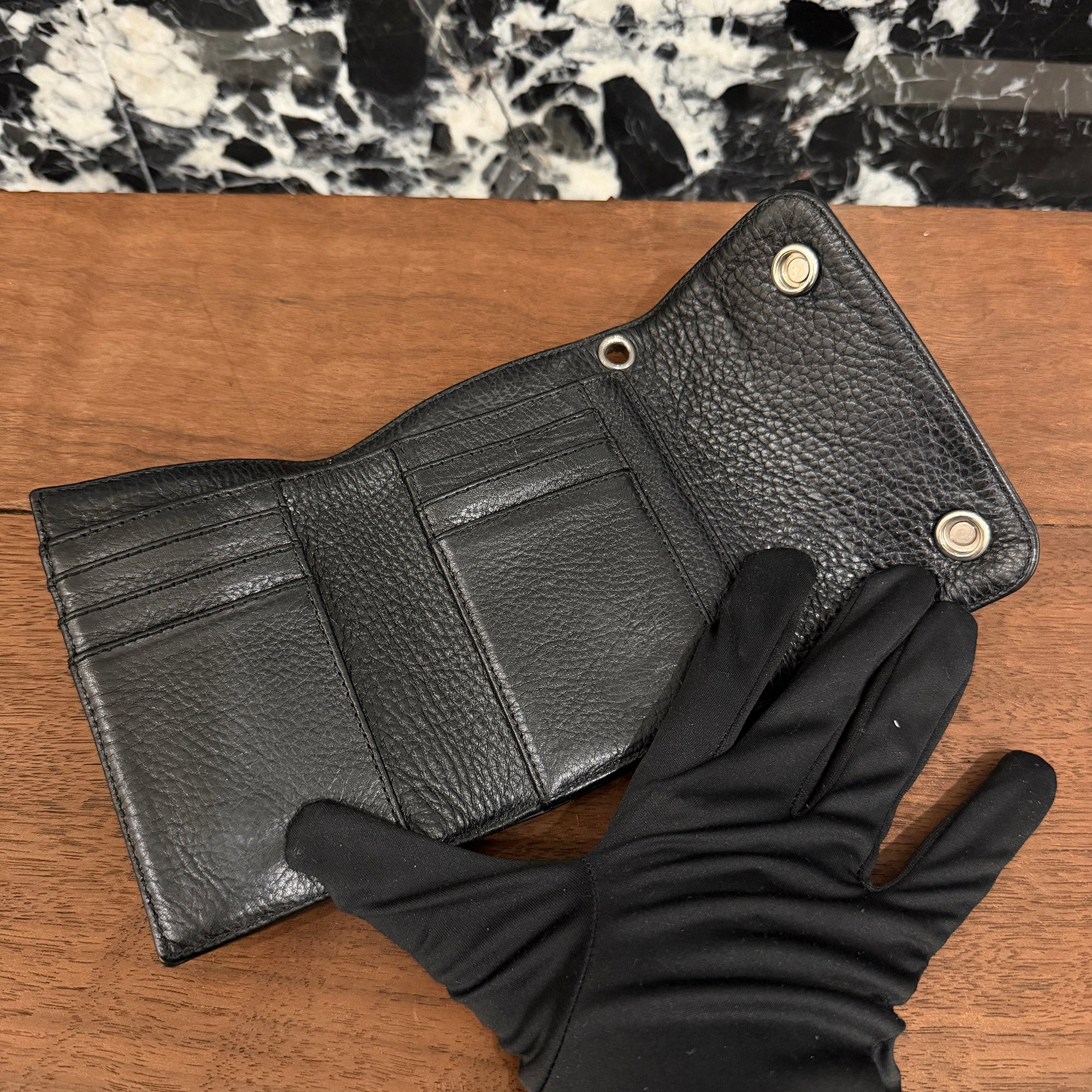 CHROME HEARTS Wave Mini Cross Ball Wallet クロムハーツ ウェーブ ミニ クロスボール ウォレット